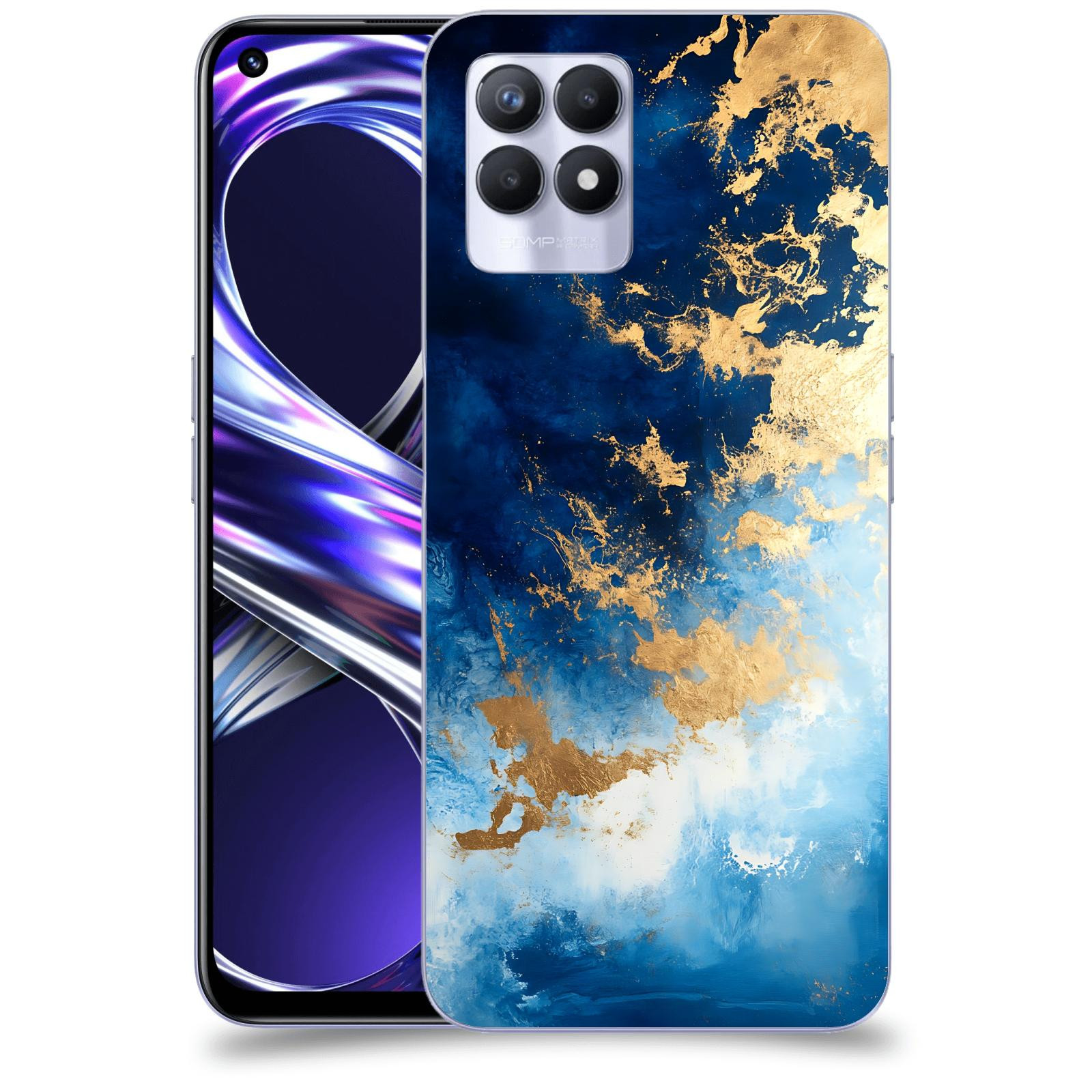 ACOVER Kryt na mobil Realme 8i - Royal Blue II