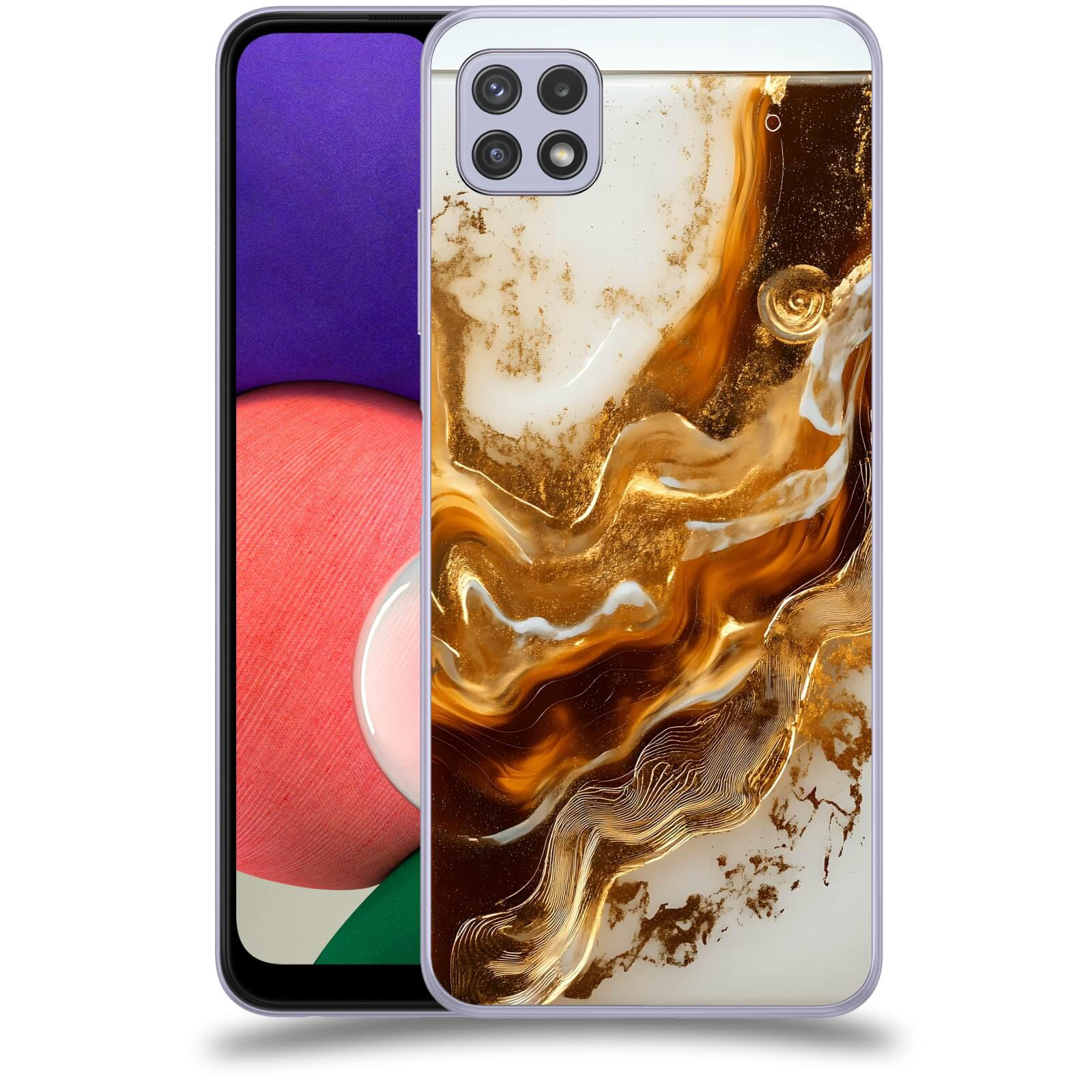 ACOVER Kryt na mobil Samsung Galaxy A22 5G A226B - Amber I