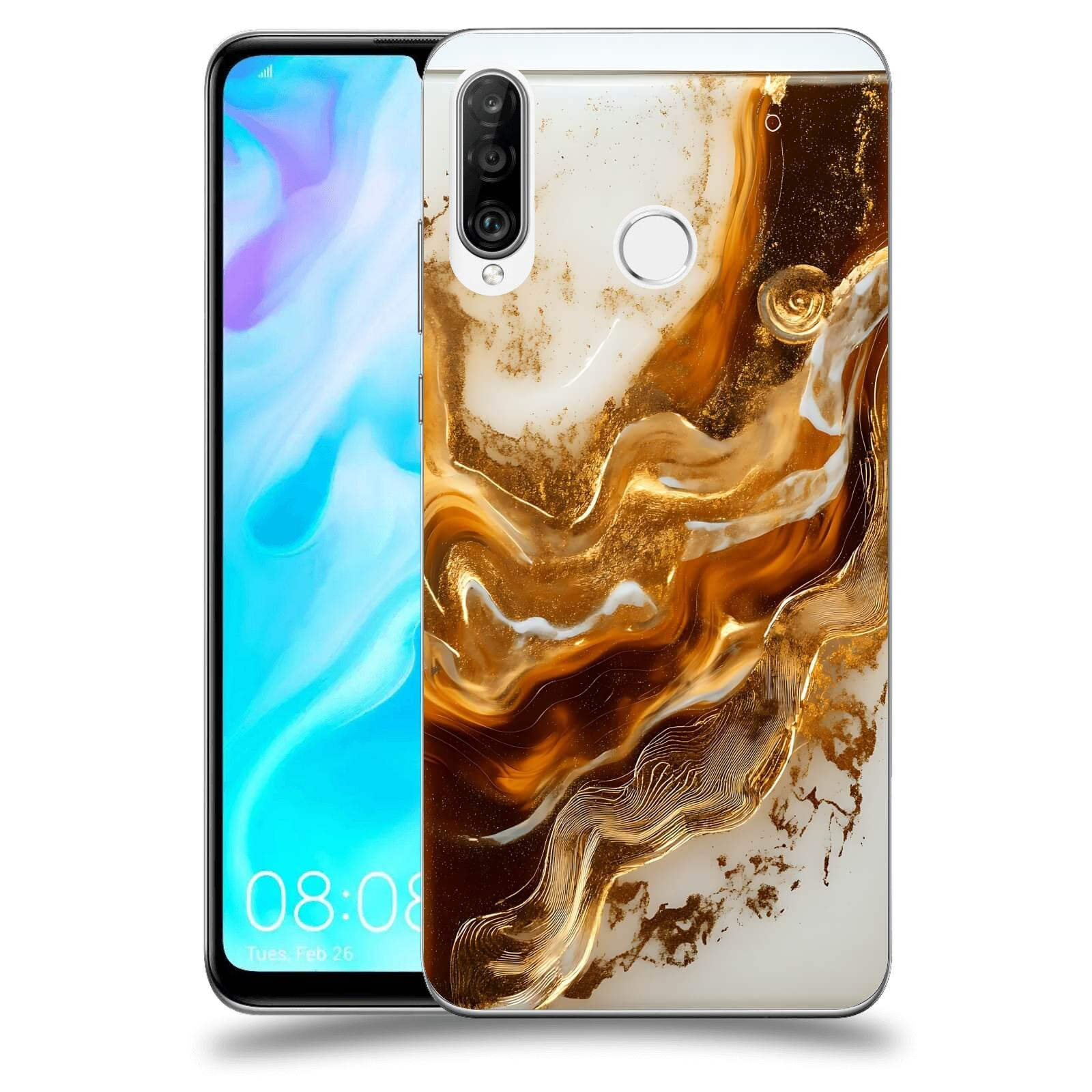 ACOVER Kryt na mobil Huawei P30 Lite - Amber I