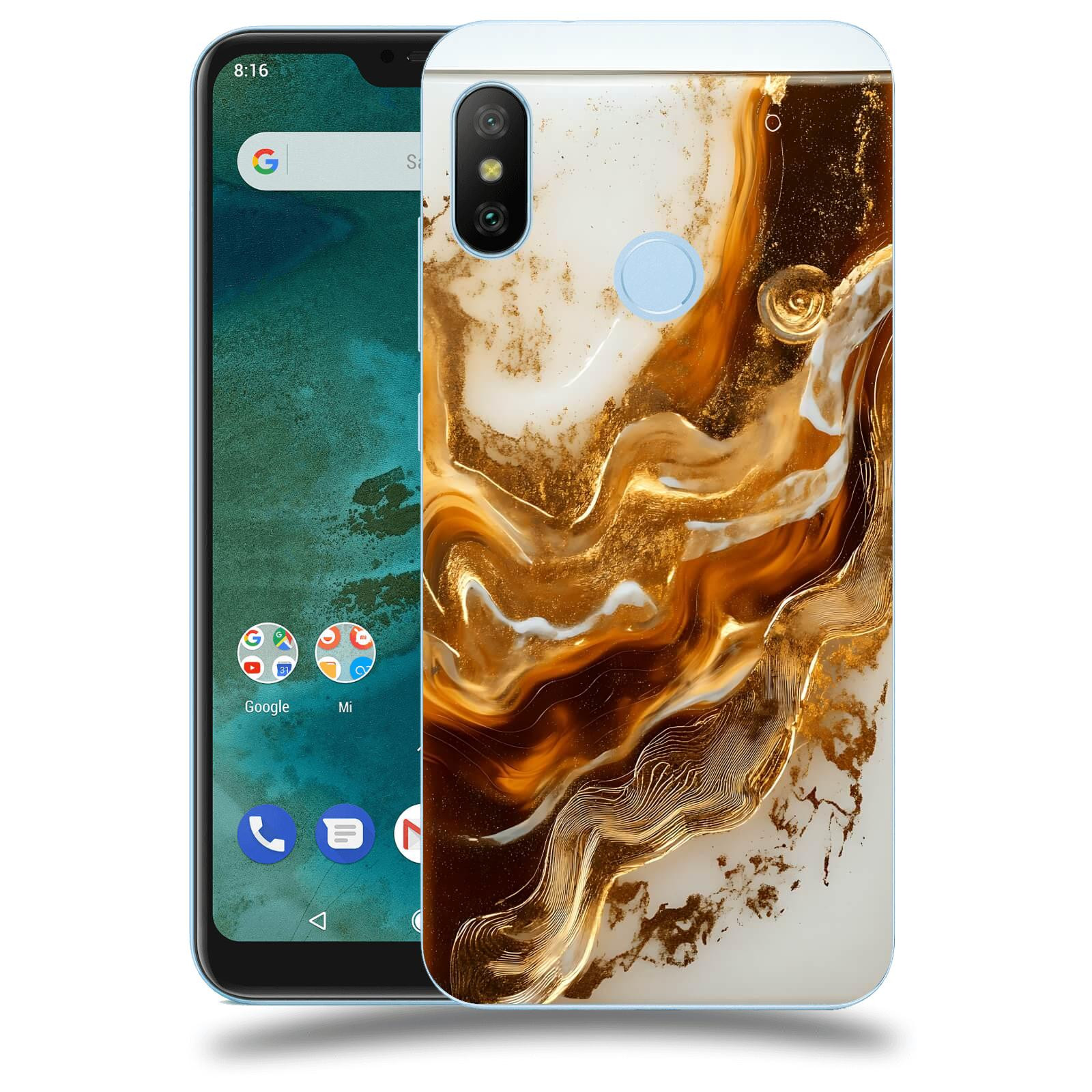 ACOVER Kryt na mobil Xiaomi Mi A2 Lite - Amber I