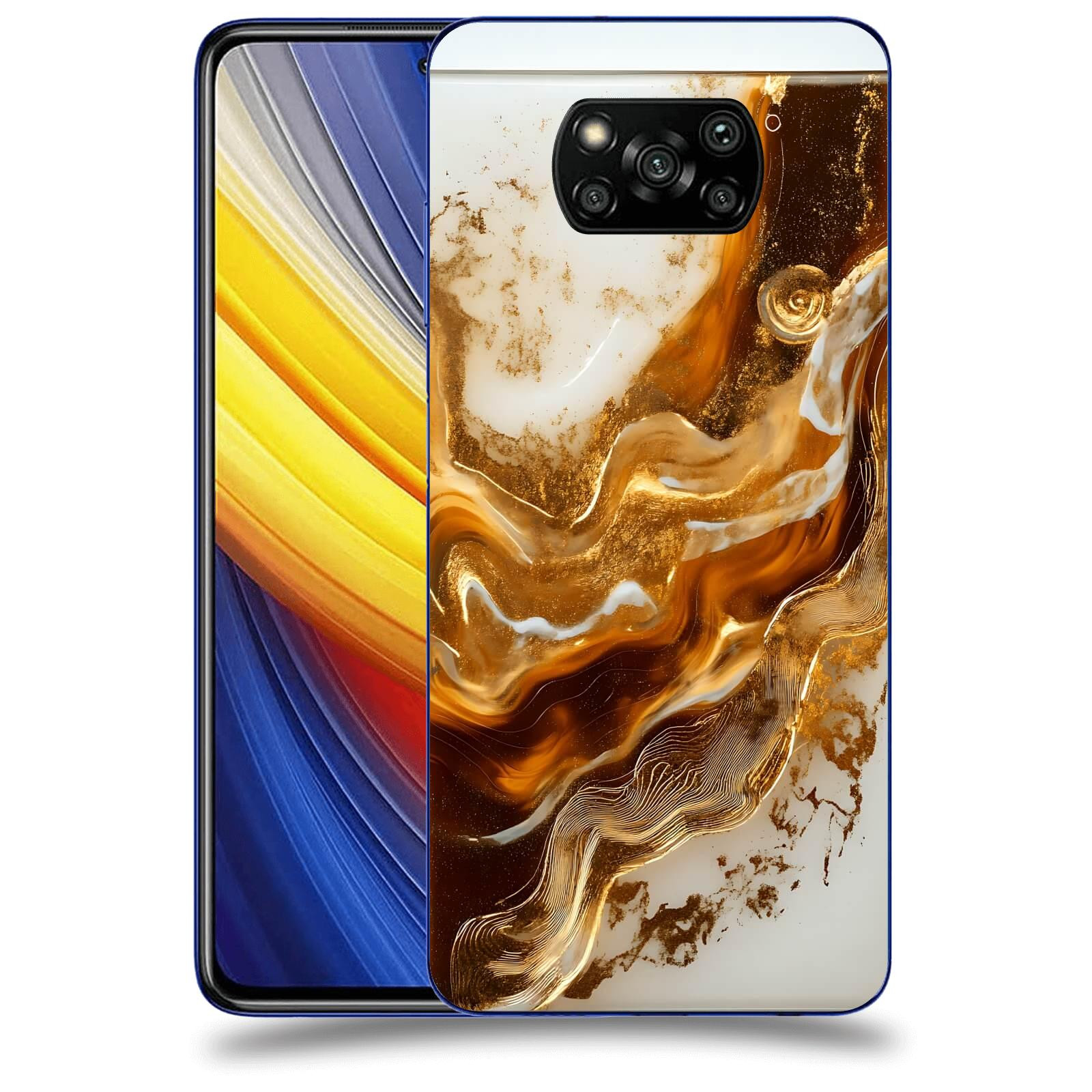 ACOVER Kryt na mobil Xiaomi Poco X3 Pro - Amber I