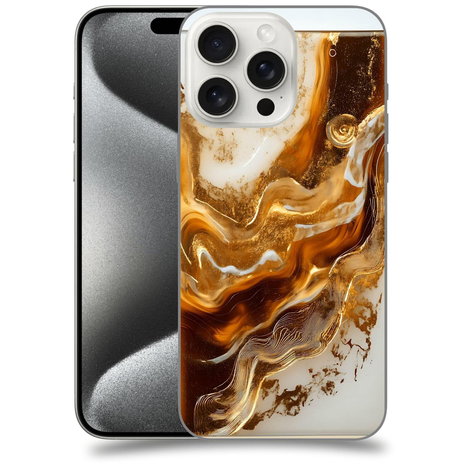 ACOVER Kryt na mobil Apple iPhone 15 pro max - Amber I