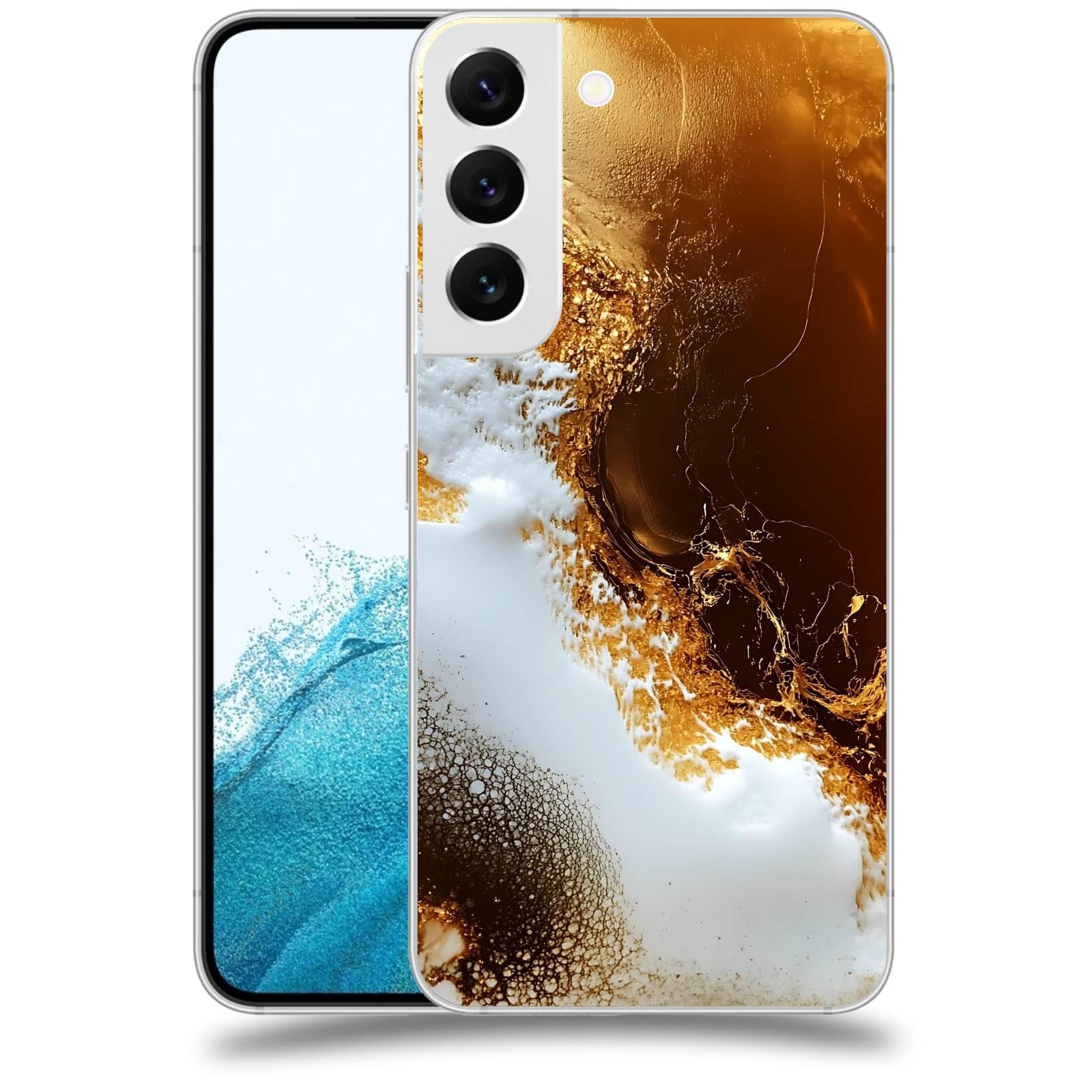 ACOVER Kryt na mobil Samsung Galaxy S22 5G - Amber II