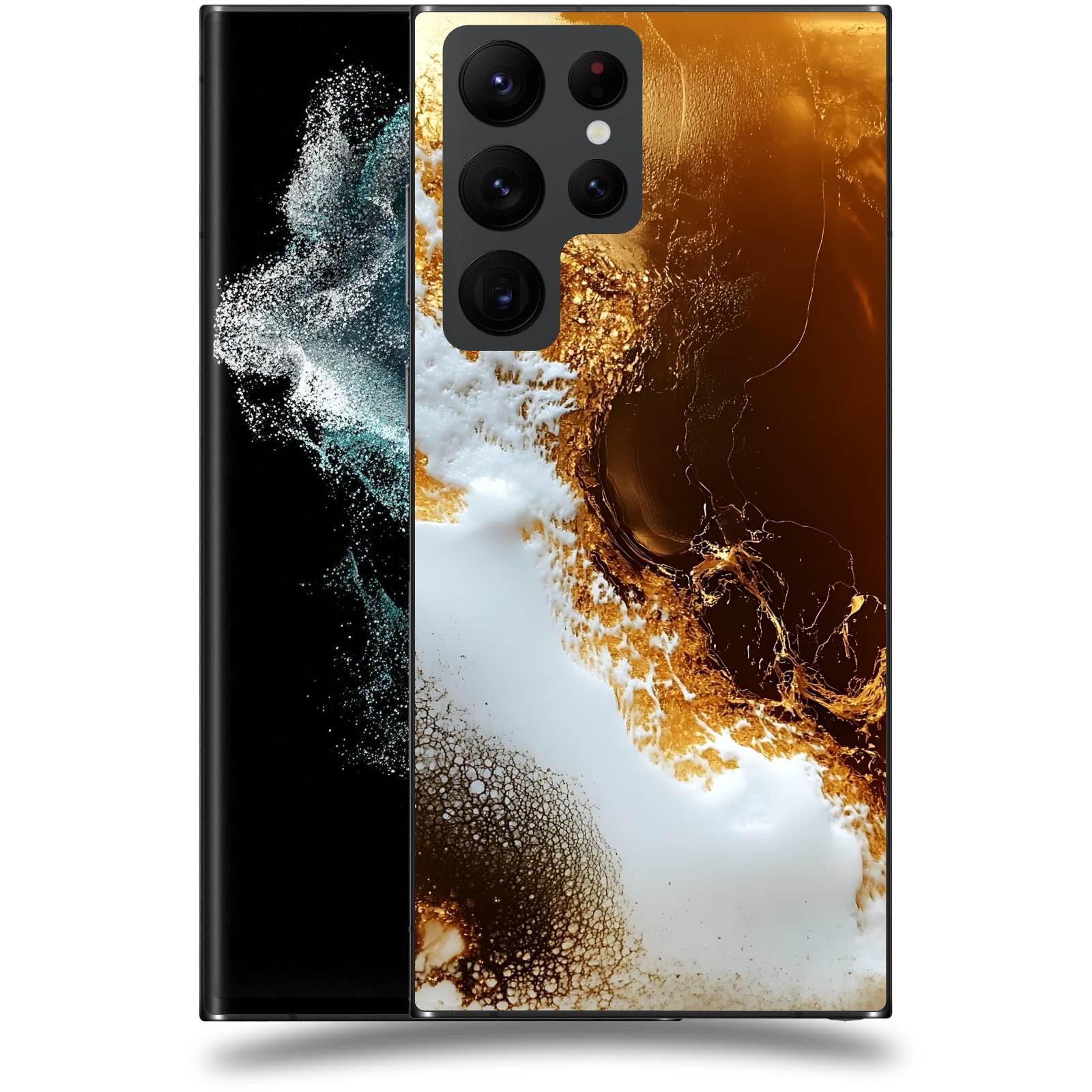 ACOVER Kryt na mobil Samsung Galaxy S22 Ultra 5G - Amber II