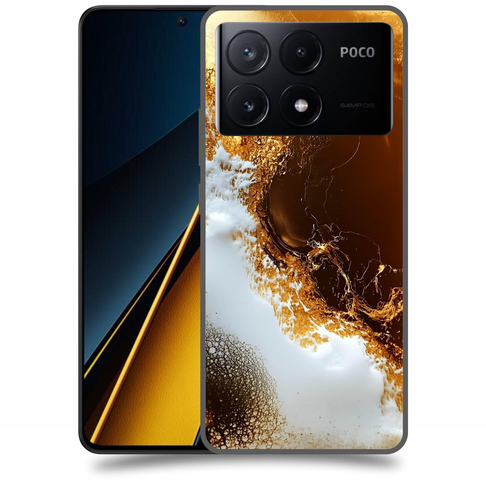ACOVER Kryt na mobil Poco X6 Pro 5G - Amber II
