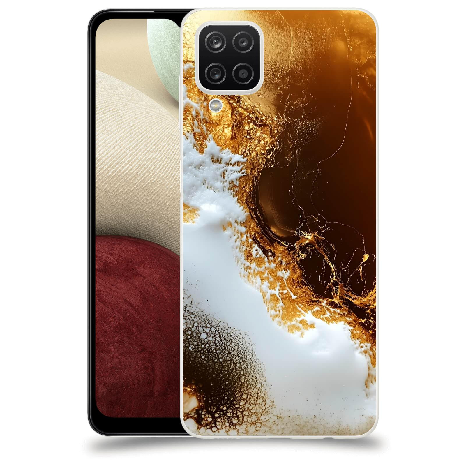 ACOVER Kryt na mobil Samsung Galaxy A12 A125F - Amber II