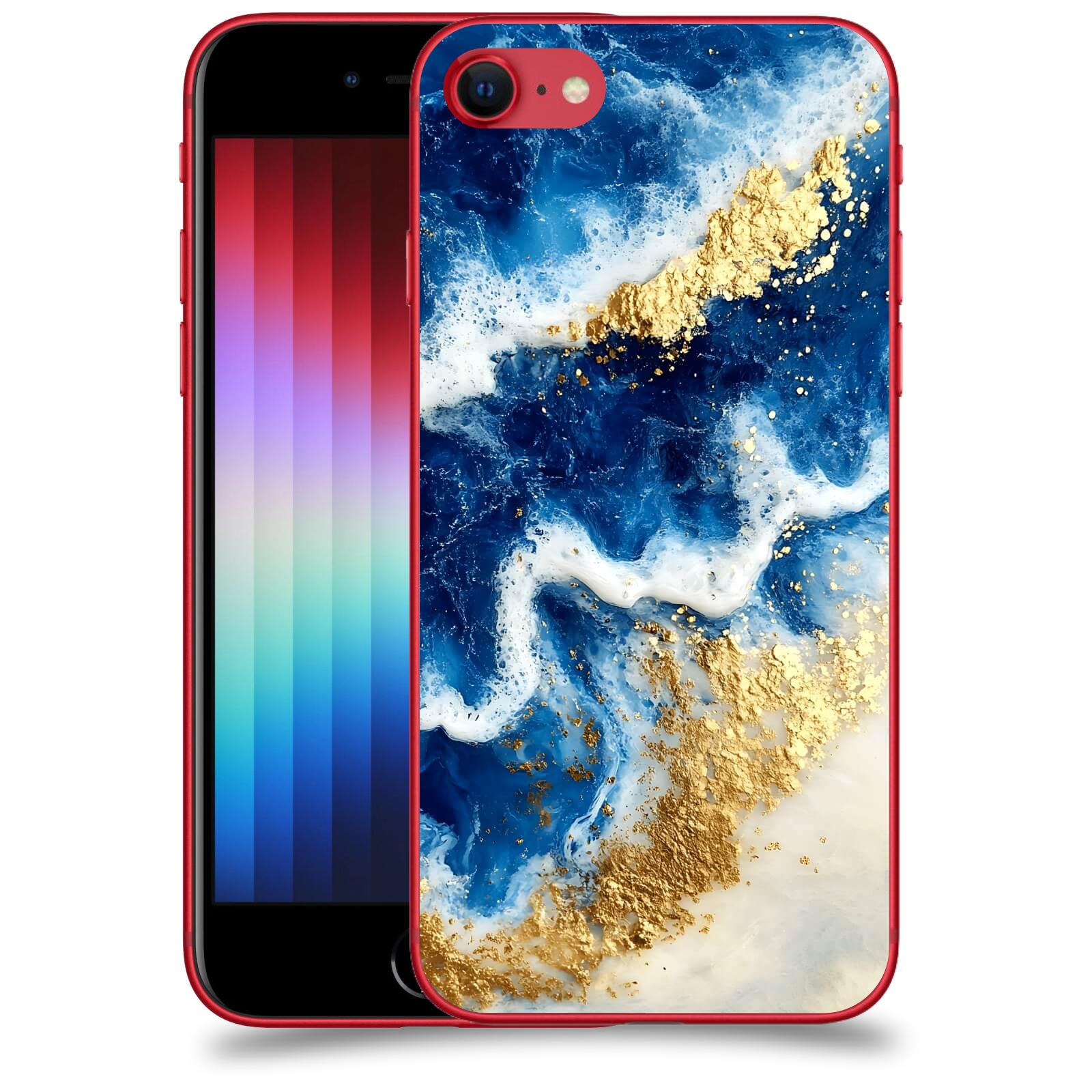 ACOVER Kryt na mobil Apple iPhone SE 2022 - Ocean Waves I