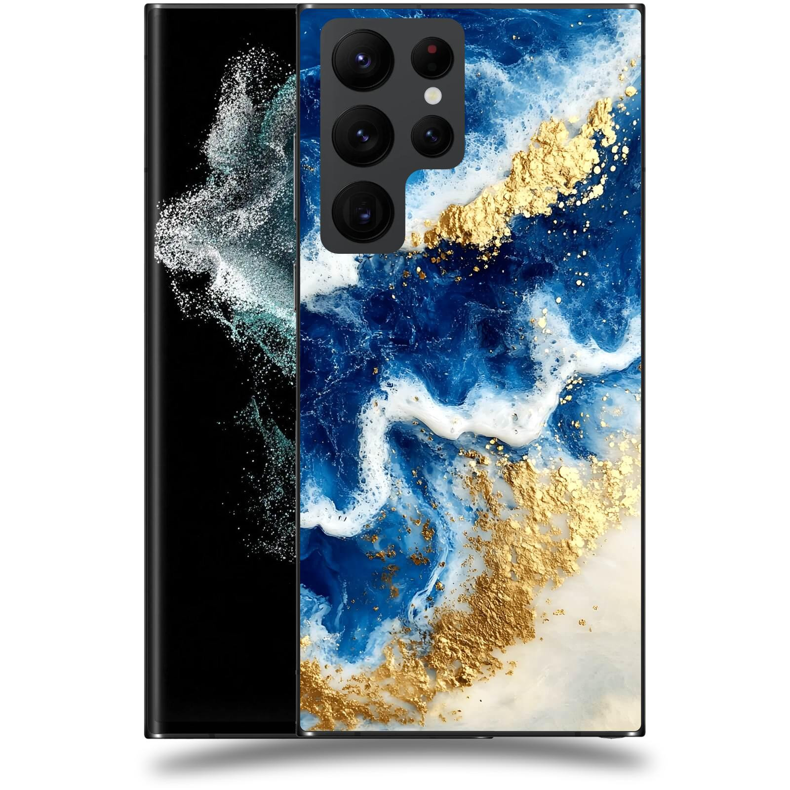 ACOVER Kryt na mobil Samsung Galaxy S22 Ultra 5G - Ocean Waves I