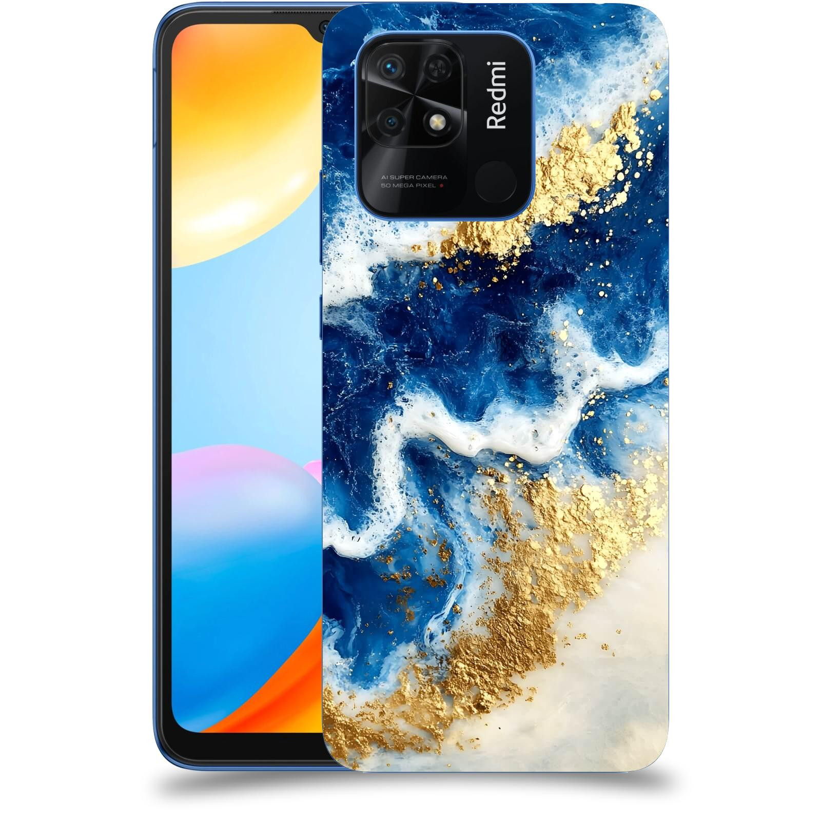 ACOVER Kryt na mobil Xiaomi Redmi 10C - Ocean Waves I