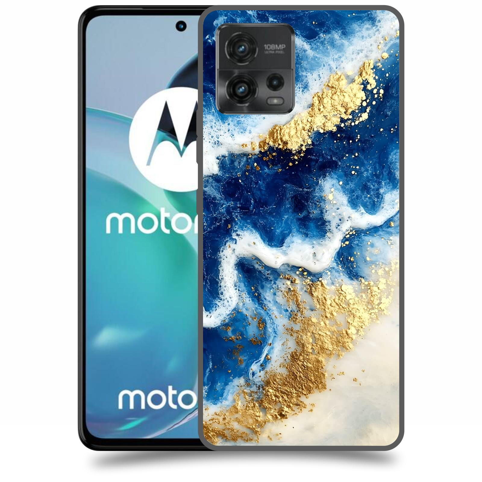ACOVER Kryt na mobil Motorola Moto G72 - Ocean Waves I