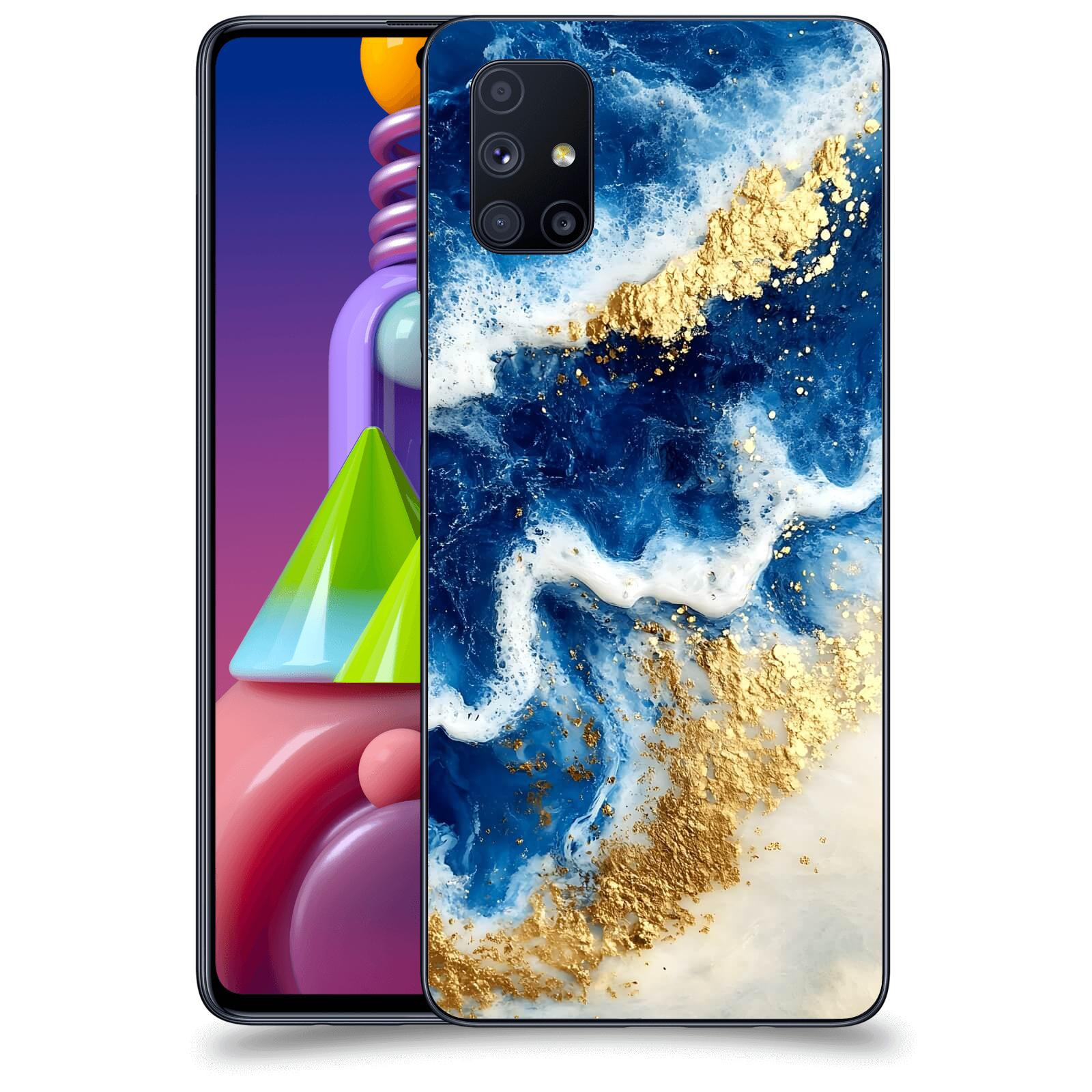 ACOVER Kryt na mobil Samsung Galaxy M51 M515F - Ocean Waves I