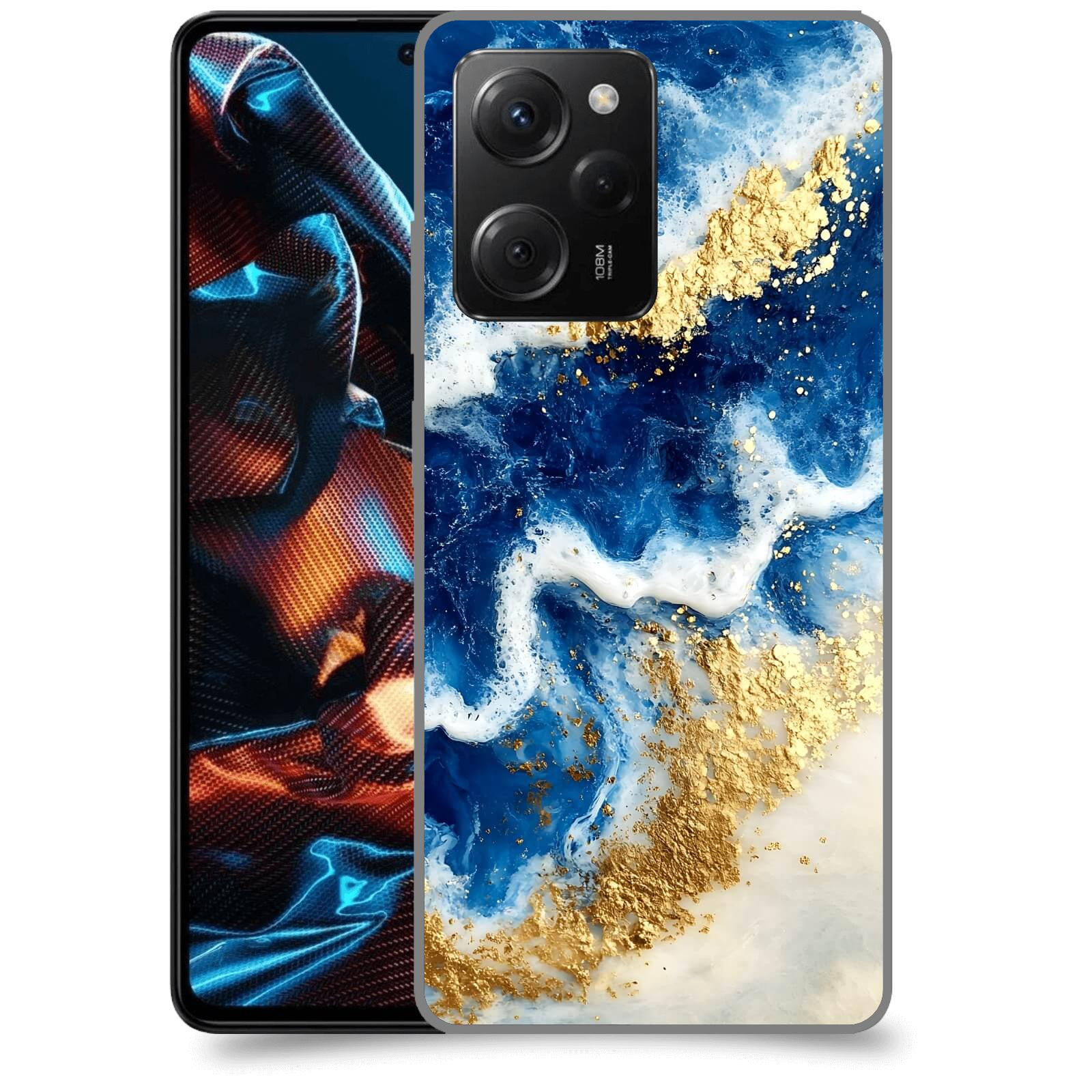 ACOVER Kryt na mobil Xiaomi Poco X5 Pro - Ocean Waves I
