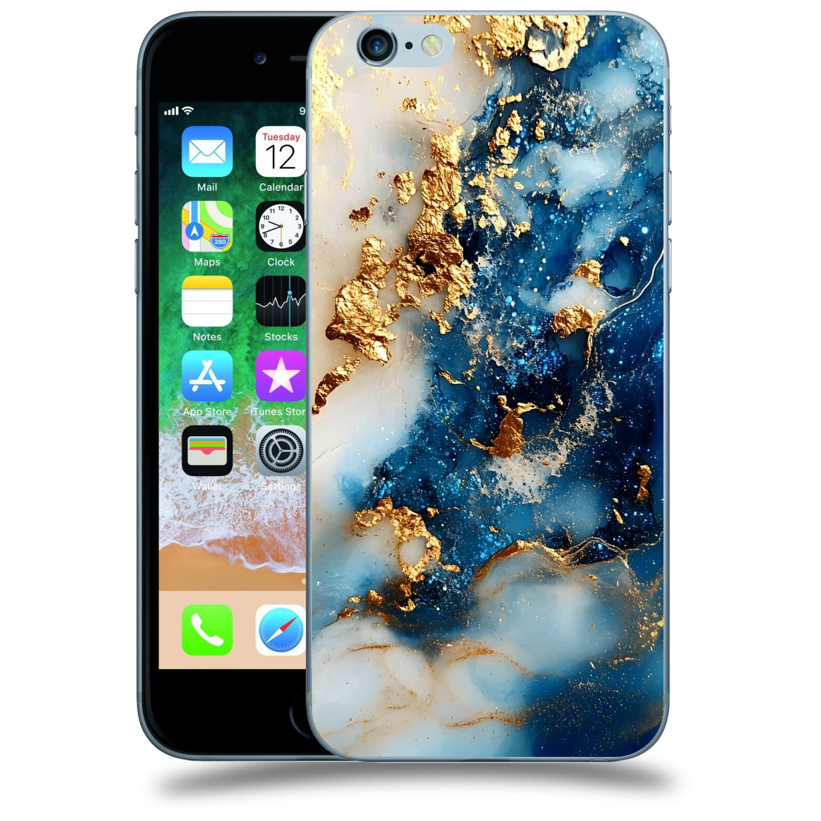 ACOVER Kryt na mobil Apple iPhone 6/6S - Ocean Waves II