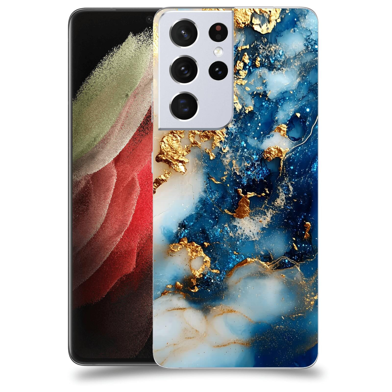 ACOVER Kryt na mobil Samsung Galaxy S21 Ultra 5G G998B - Ocean Waves II
