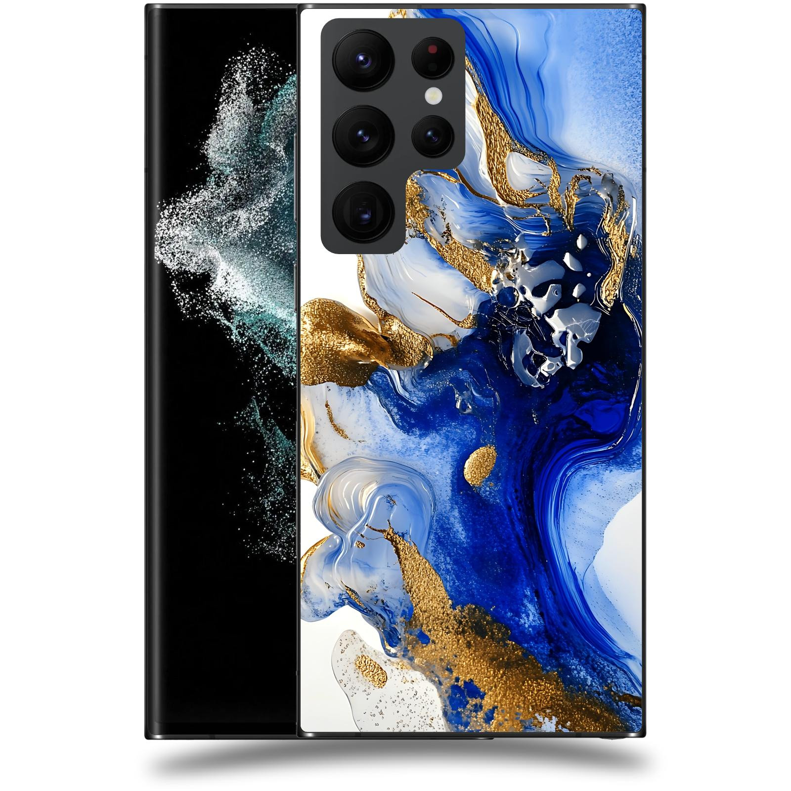 ACOVER Kryt na mobil Samsung Galaxy S22 Ultra 5G - Ocean Waves III