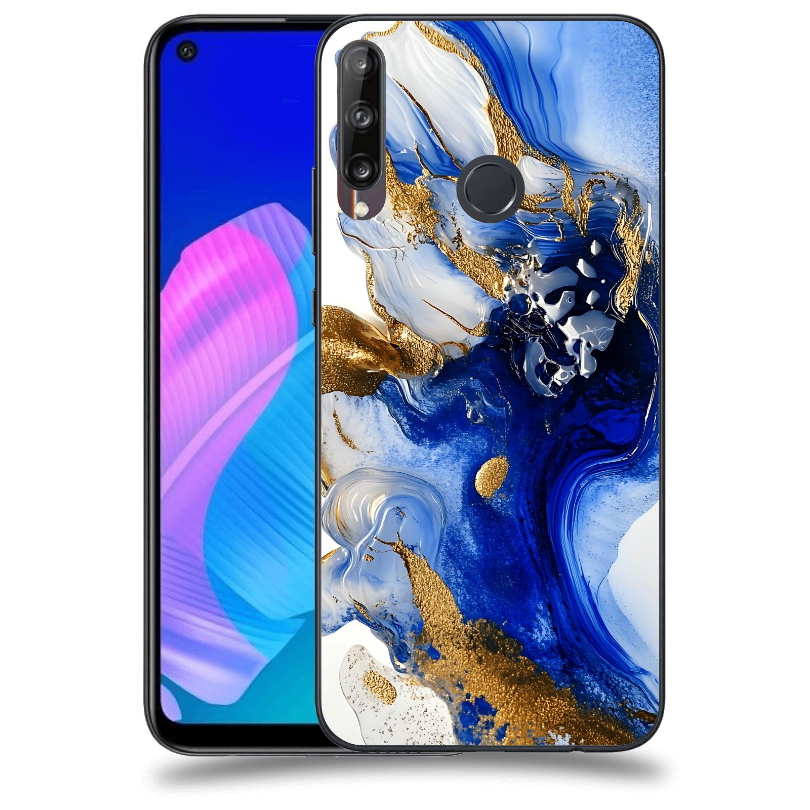 ACOVER Kryt na mobil Huawei P40 Lite E - Ocean Waves III