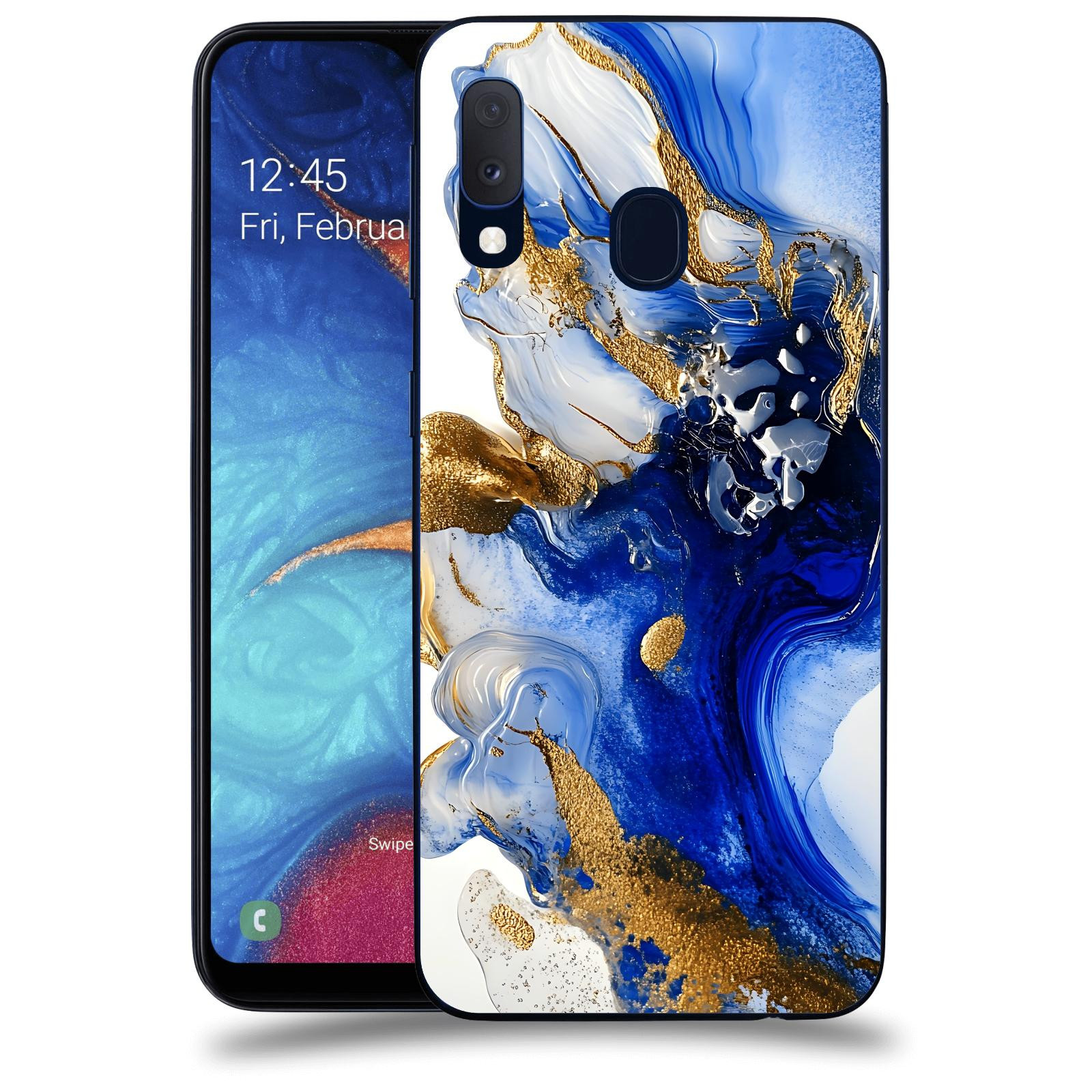 ACOVER Kryt na mobil Samsung Galaxy A20e A202F - Ocean Waves III