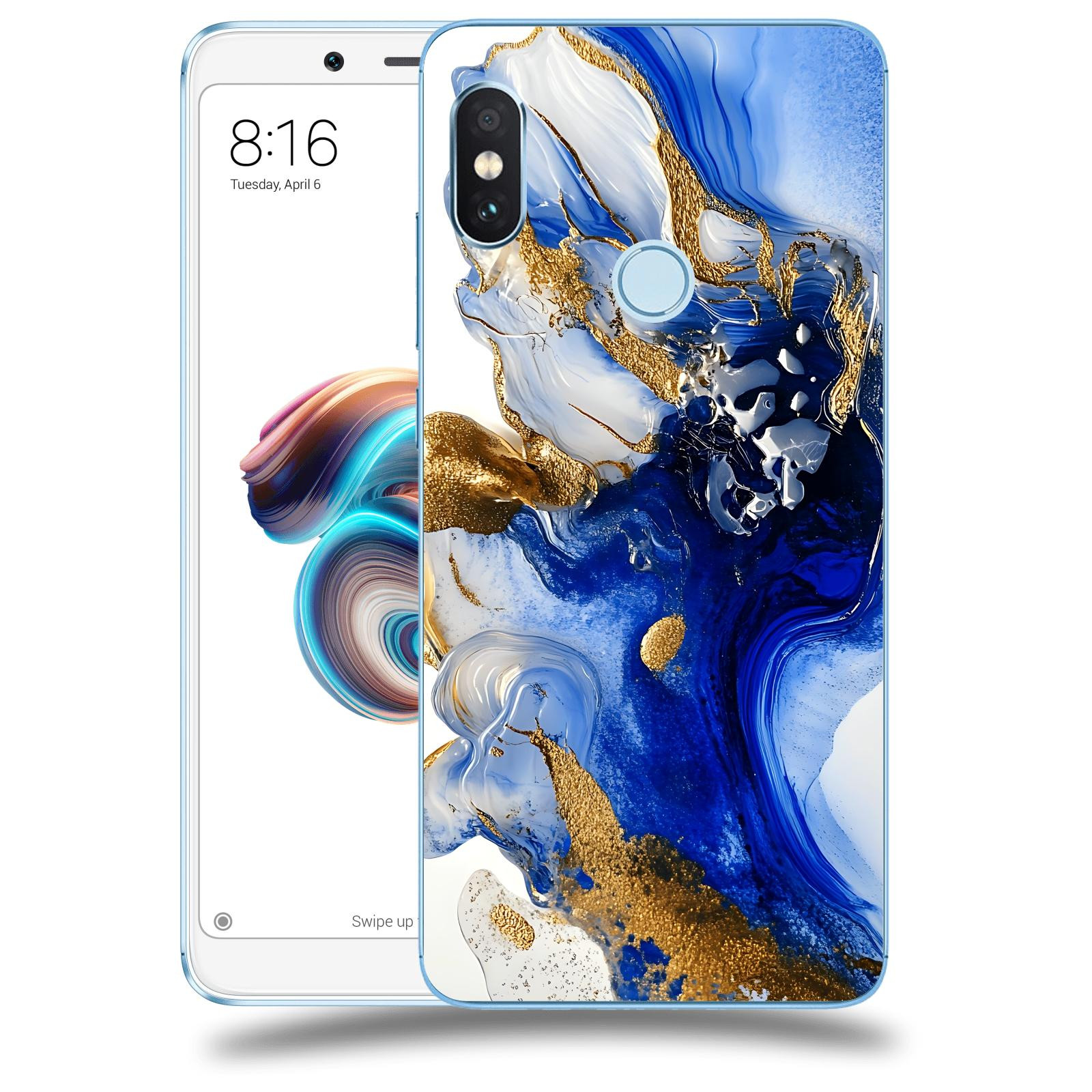 ACOVER Kryt na mobil Xiaomi Redmi Note 5 Global - Ocean Waves III