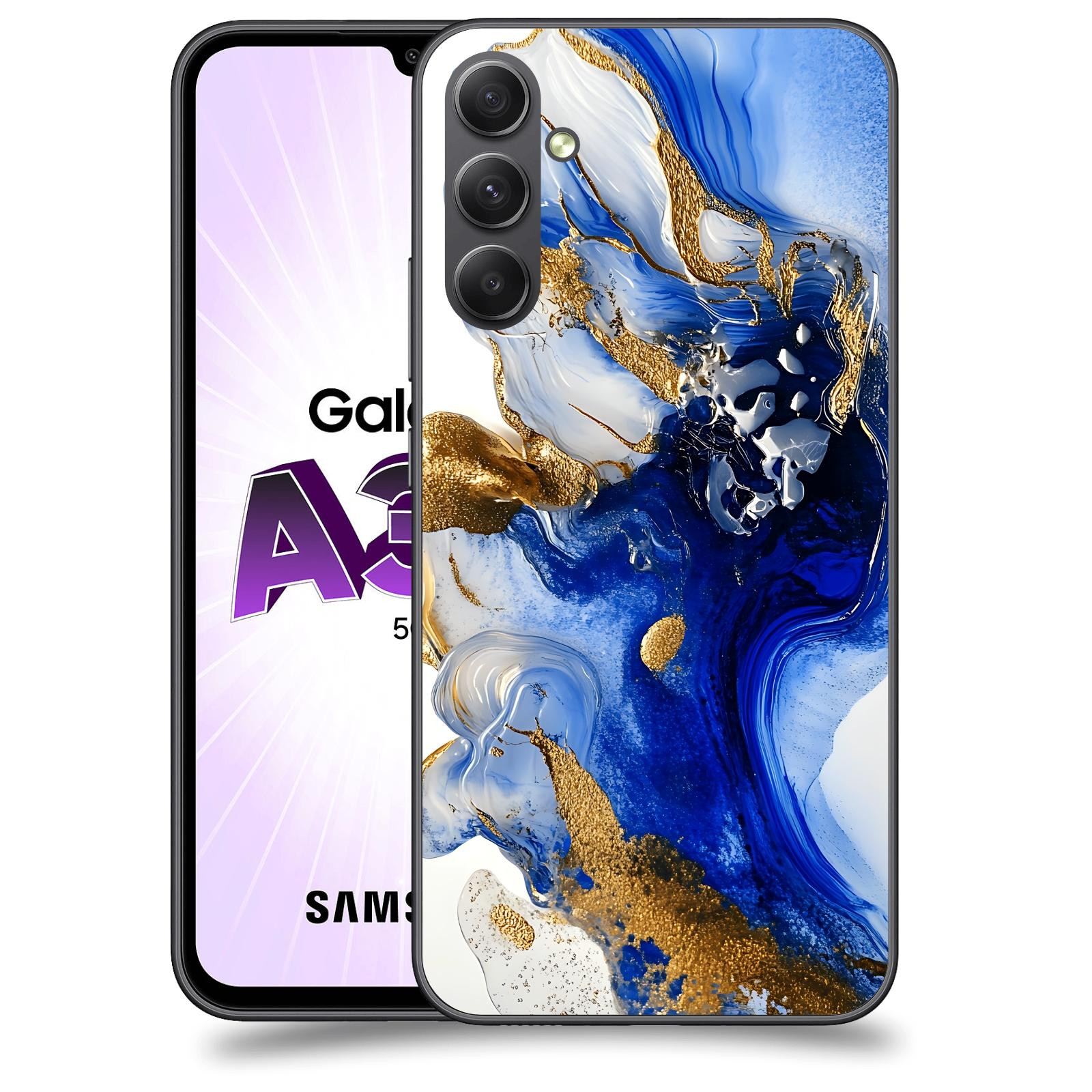 ACOVER Kryt na mobil Samsung Galaxy A34 - Ocean Waves III
