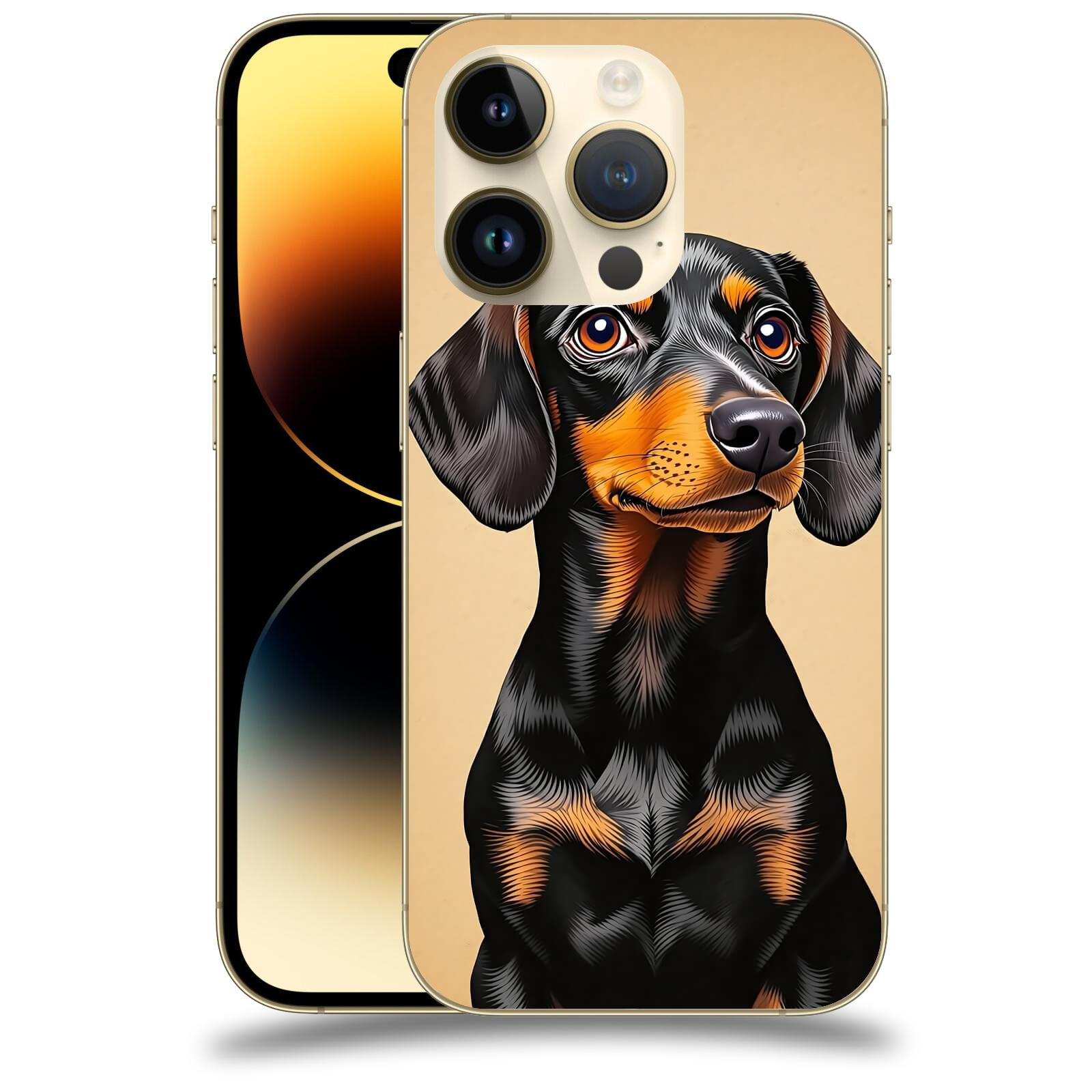 ACOVER Kryt na mobil Apple iPhone 14 Pro - Dachshund I