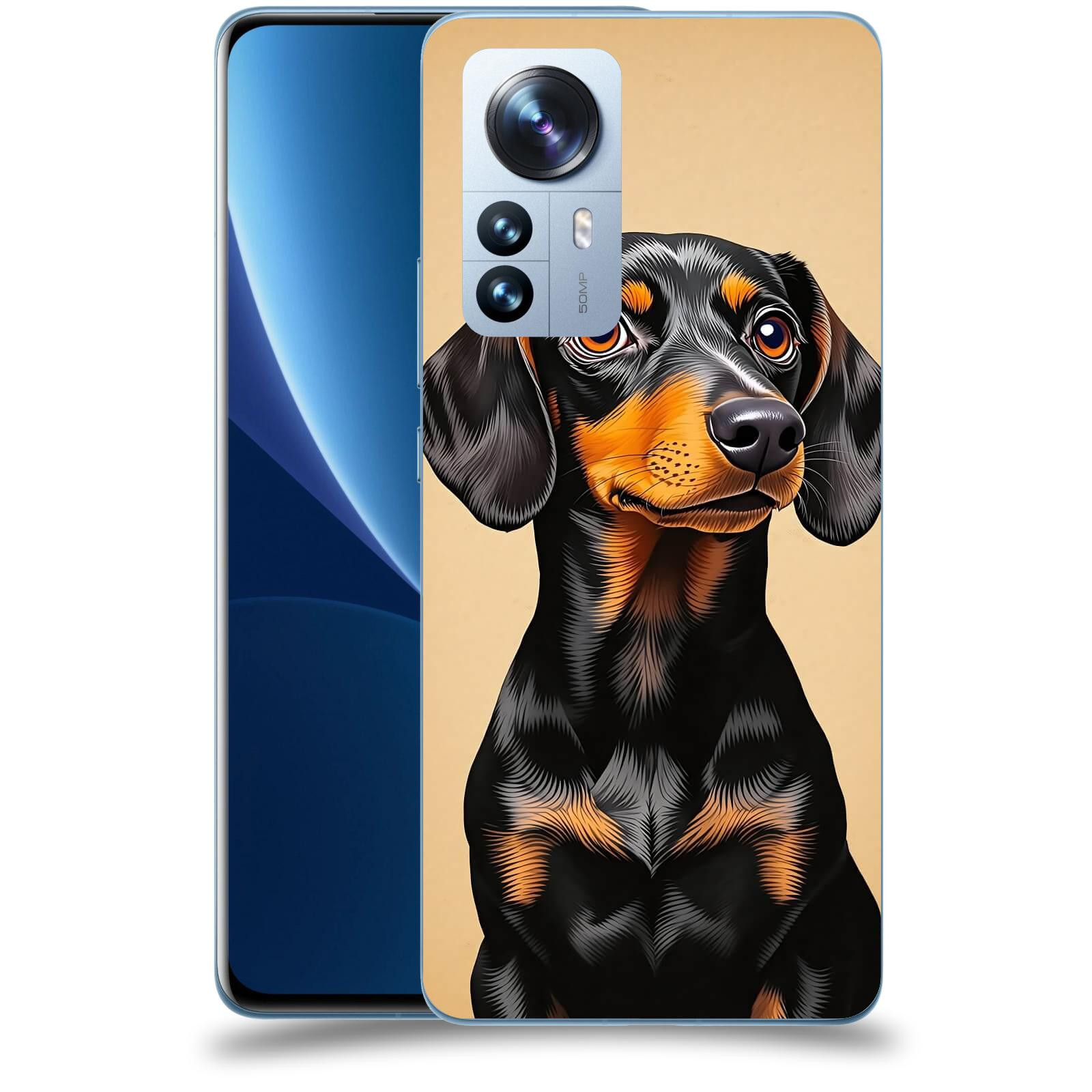 ACOVER Kryt na mobil Xiaomi 12 Pro - Dachshund I