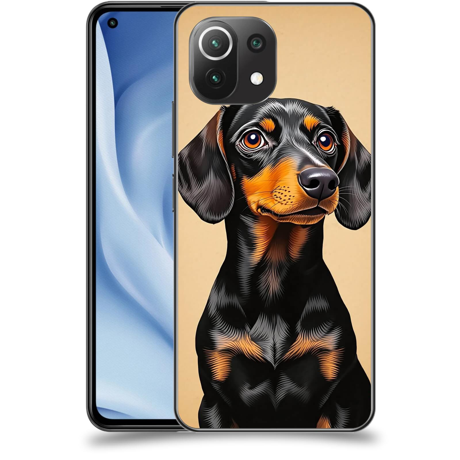ACOVER Kryt na mobil Xiaomi Mi 11 Lite - Dachshund I