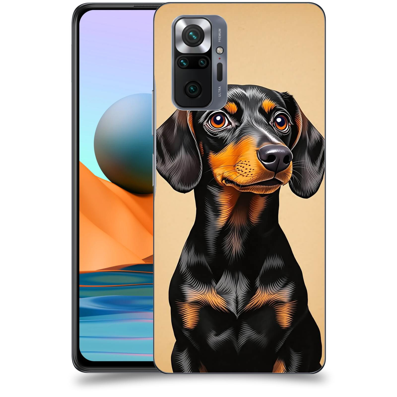 ACOVER Kryt na mobil Xiaomi Redmi Note 10 Pro - Dachshund I