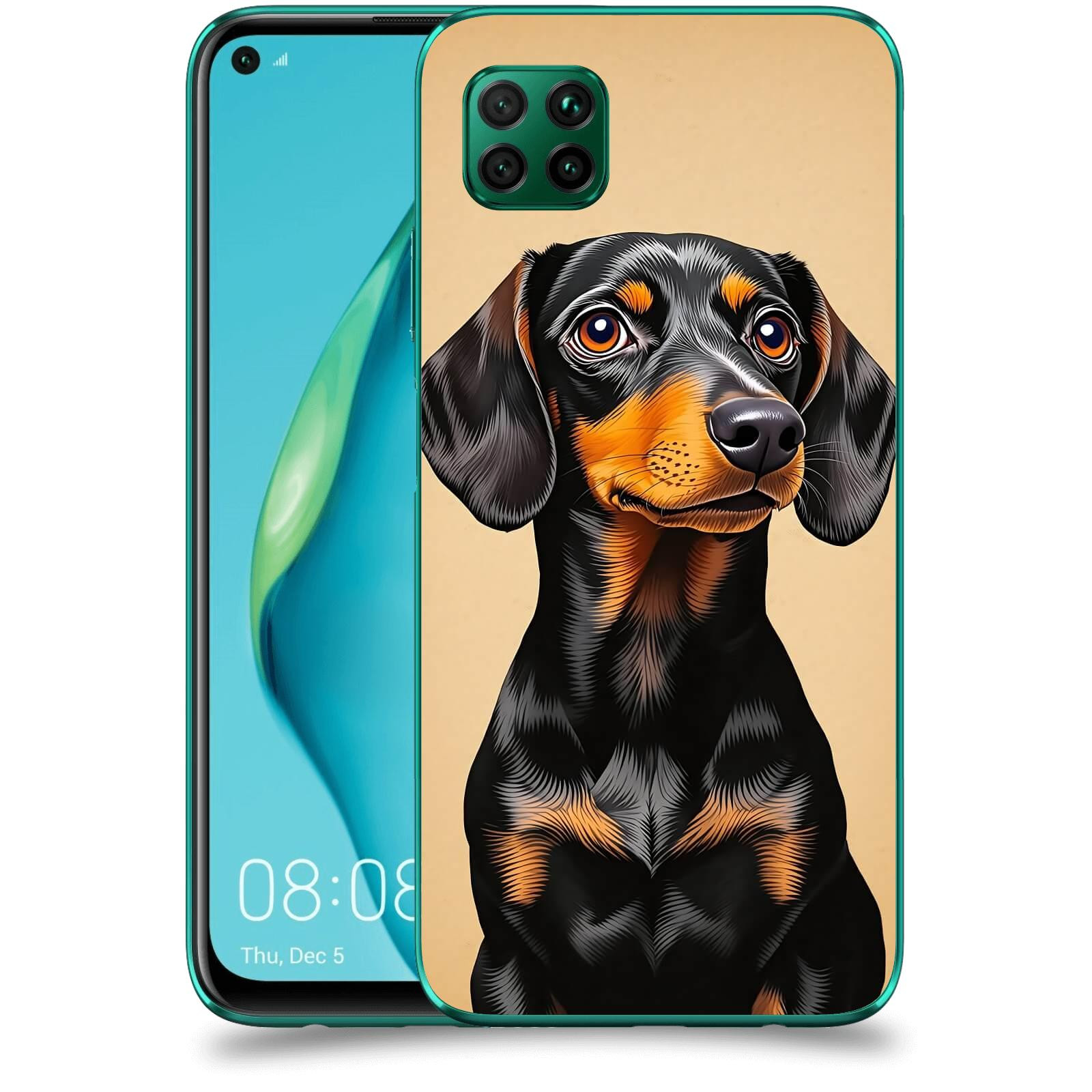 ACOVER Kryt na mobil Huawei P40 Lite - Dachshund I