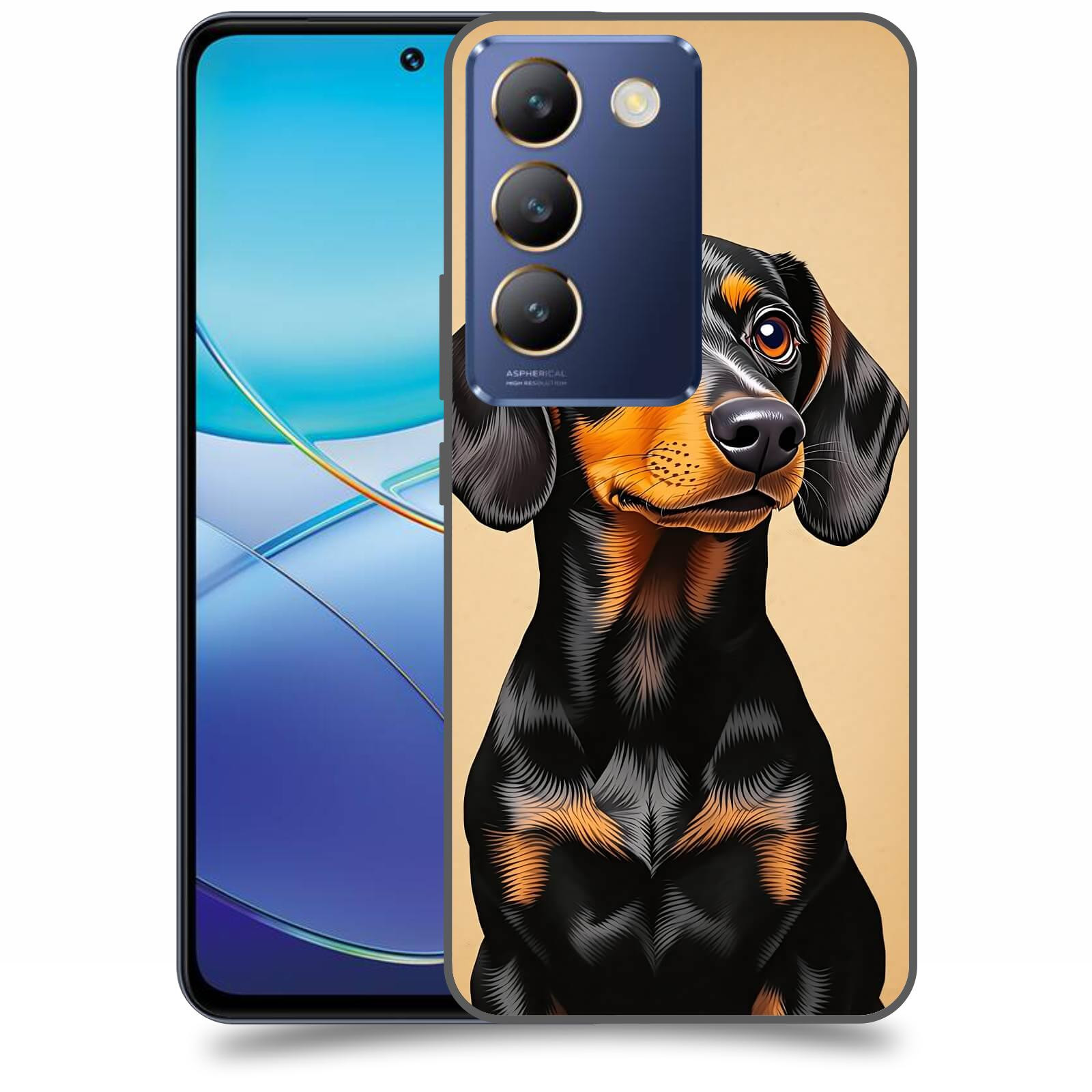 ACOVER Kryt na mobil Vivo V40SE - Dachshund I