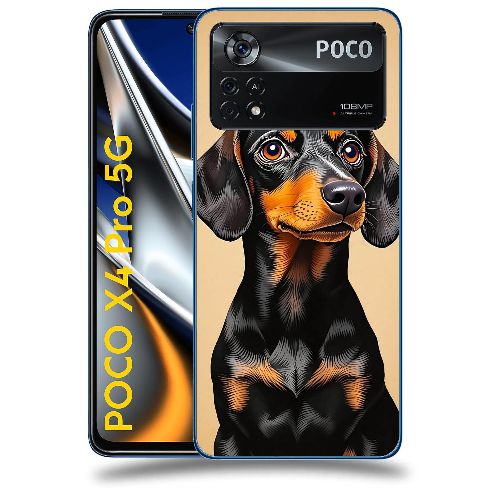ACOVER Kryt na mobil Xiaomi Poco X4 Pro 5G - Dachshund I