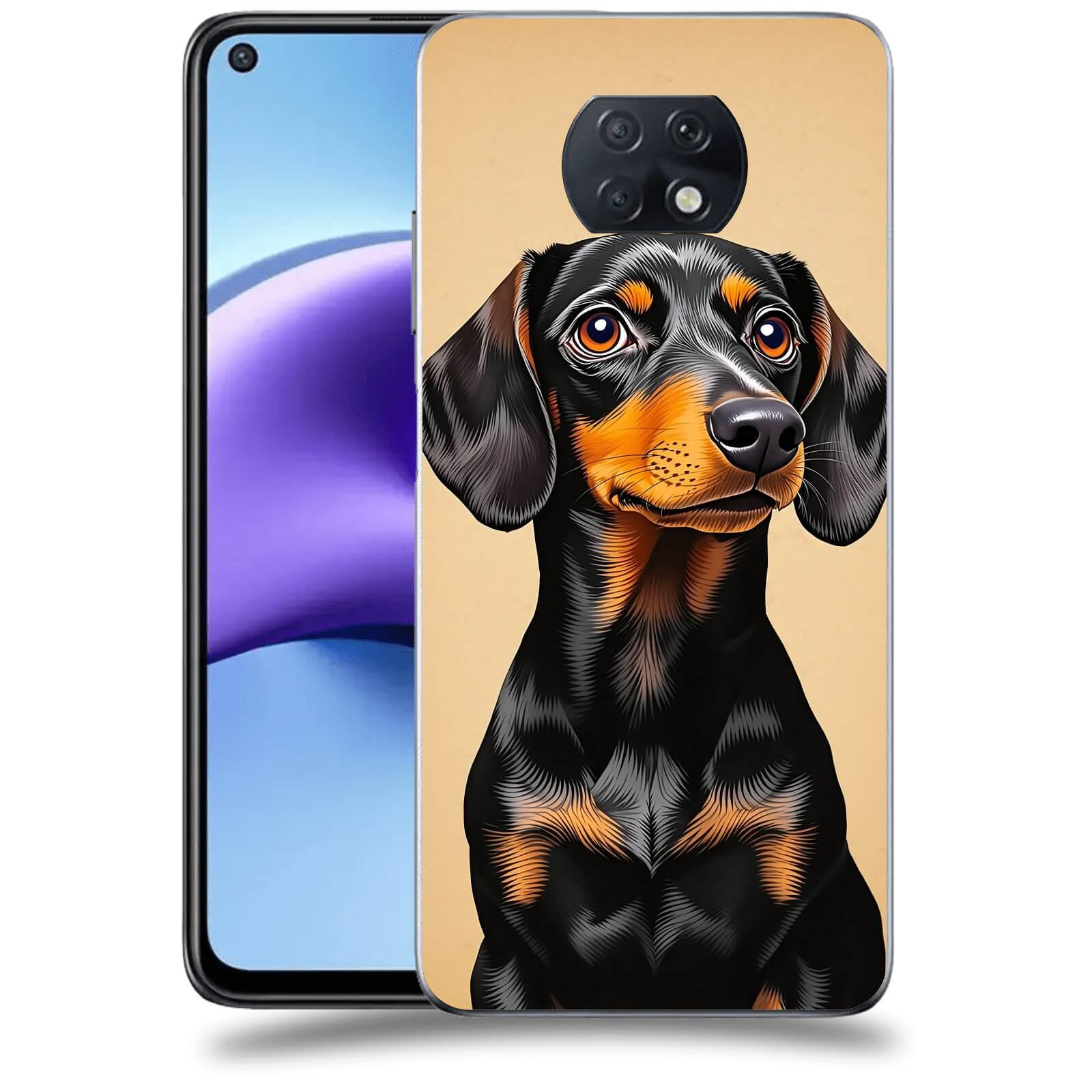 ACOVER Kryt na mobil Xiaomi Redmi Note 9T - Dachshund I