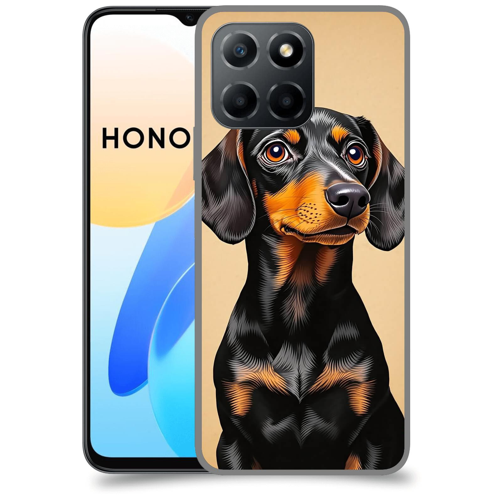 ACOVER Kryt na mobil Honor X8 4G - Dachshund I