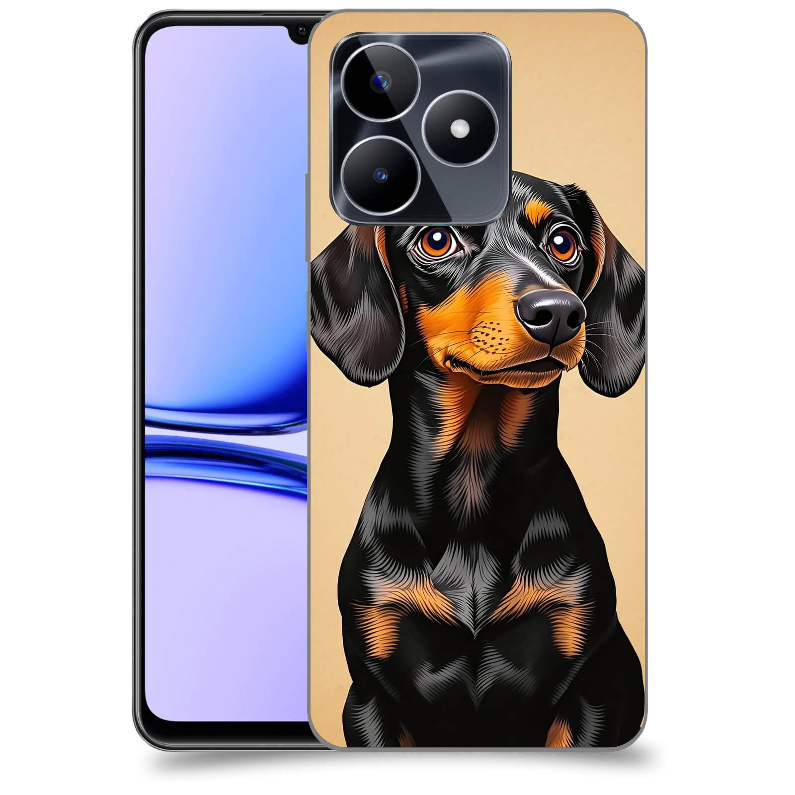ACOVER Kryt na mobil Realme C53 - Dachshund I
