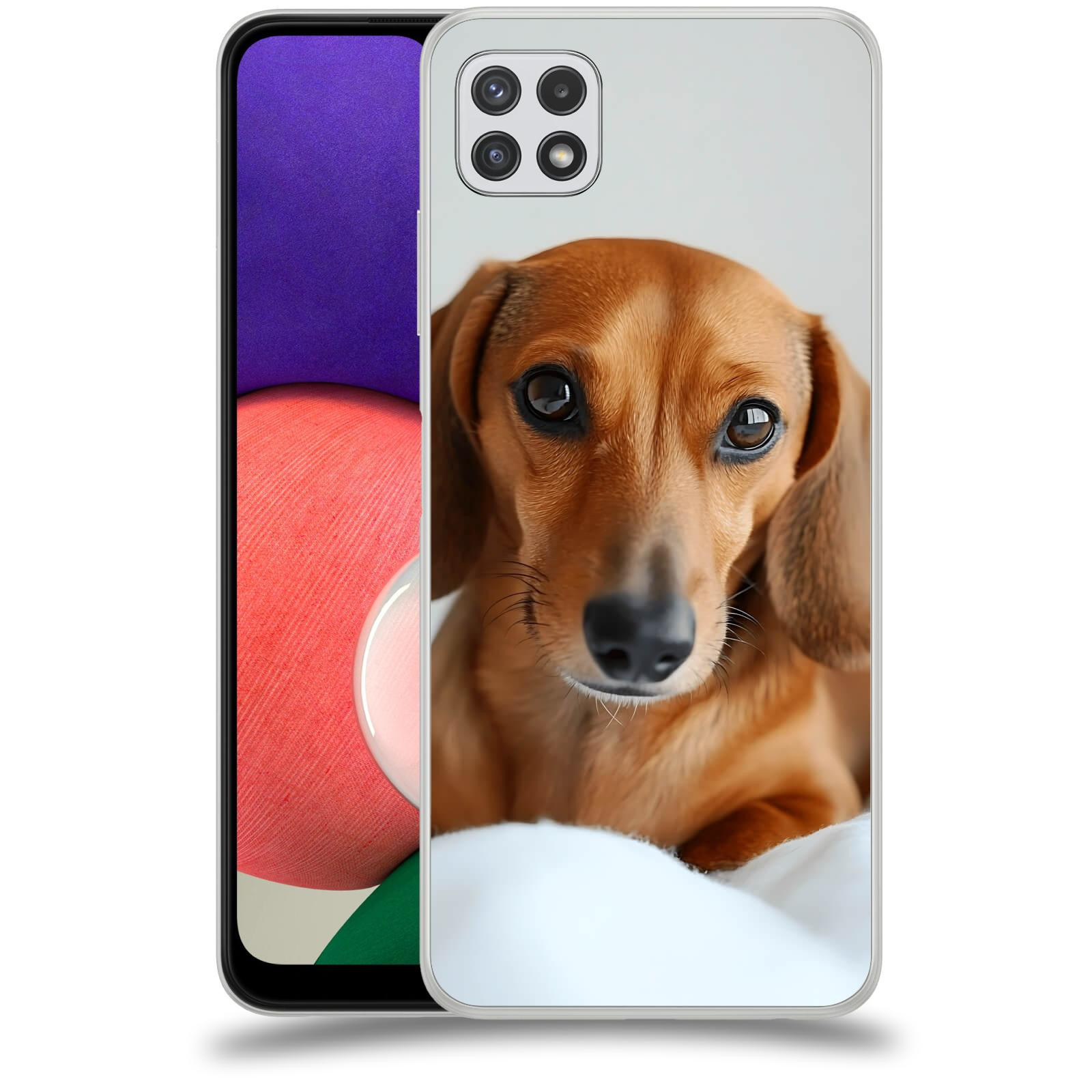 ACOVER Kryt na mobil Samsung Galaxy A22 A225F - Dachshund II