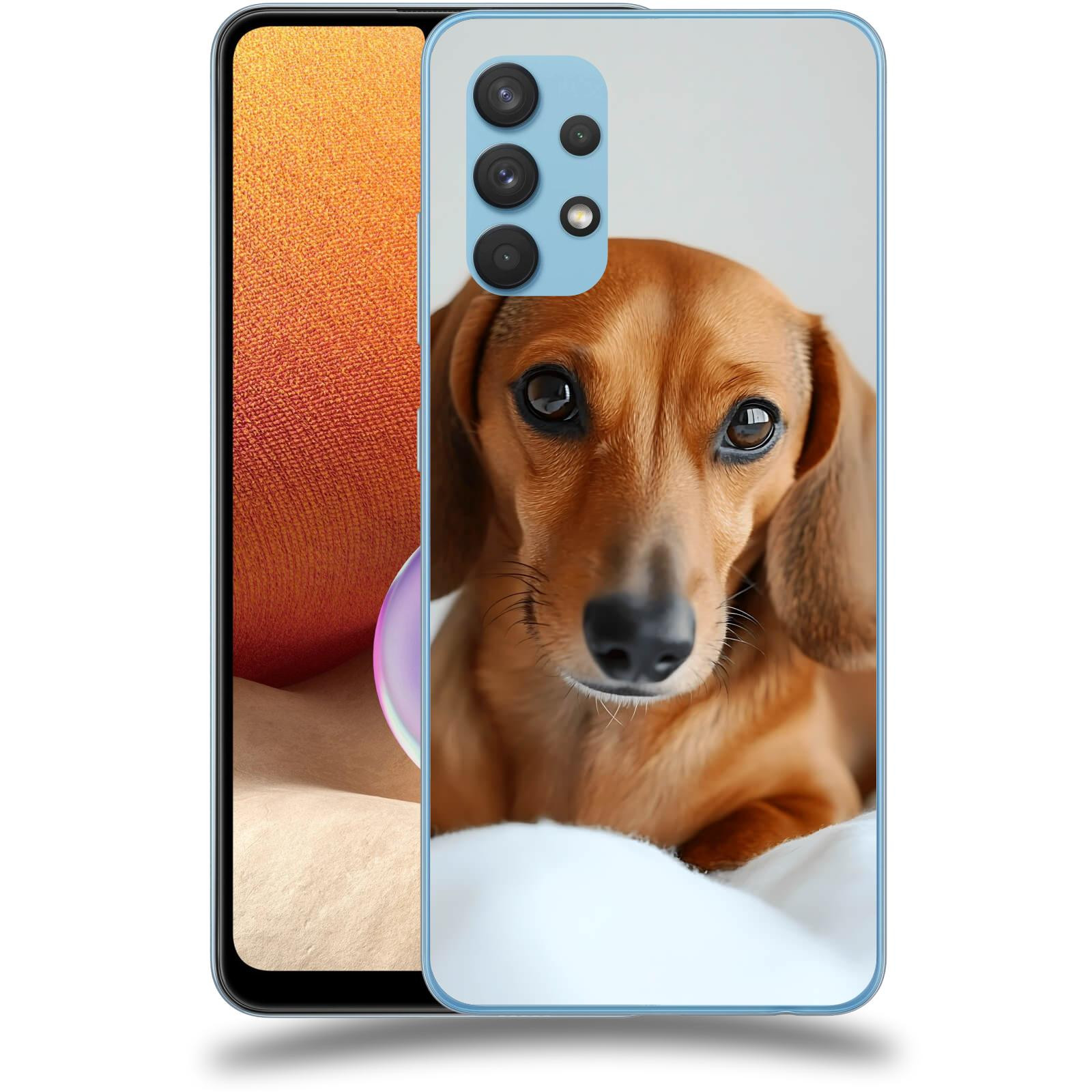 ACOVER Kryt na mobil Samsung Galaxy A32 4G SM-A325F - Dachshund II