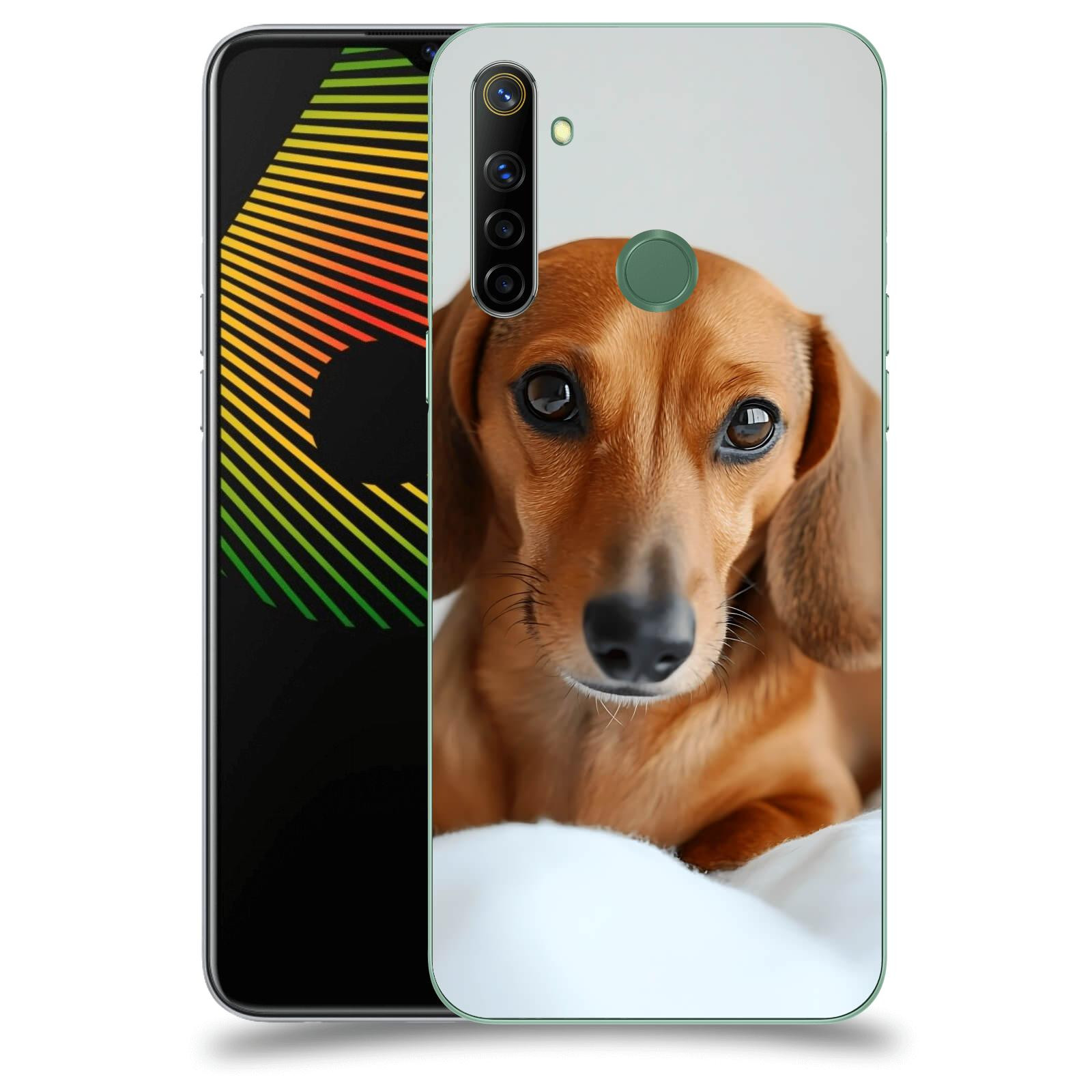 ACOVER Kryt na mobil Realme 6i - Dachshund II