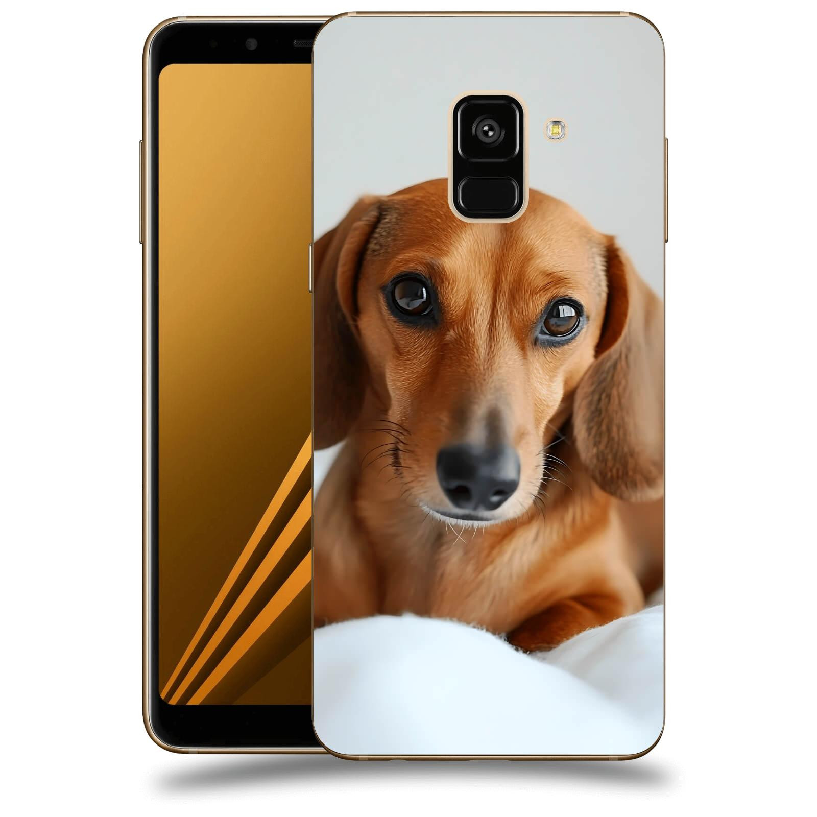 ACOVER Kryt na mobil Samsung Galaxy A8 2018 A530F - Dachshund II