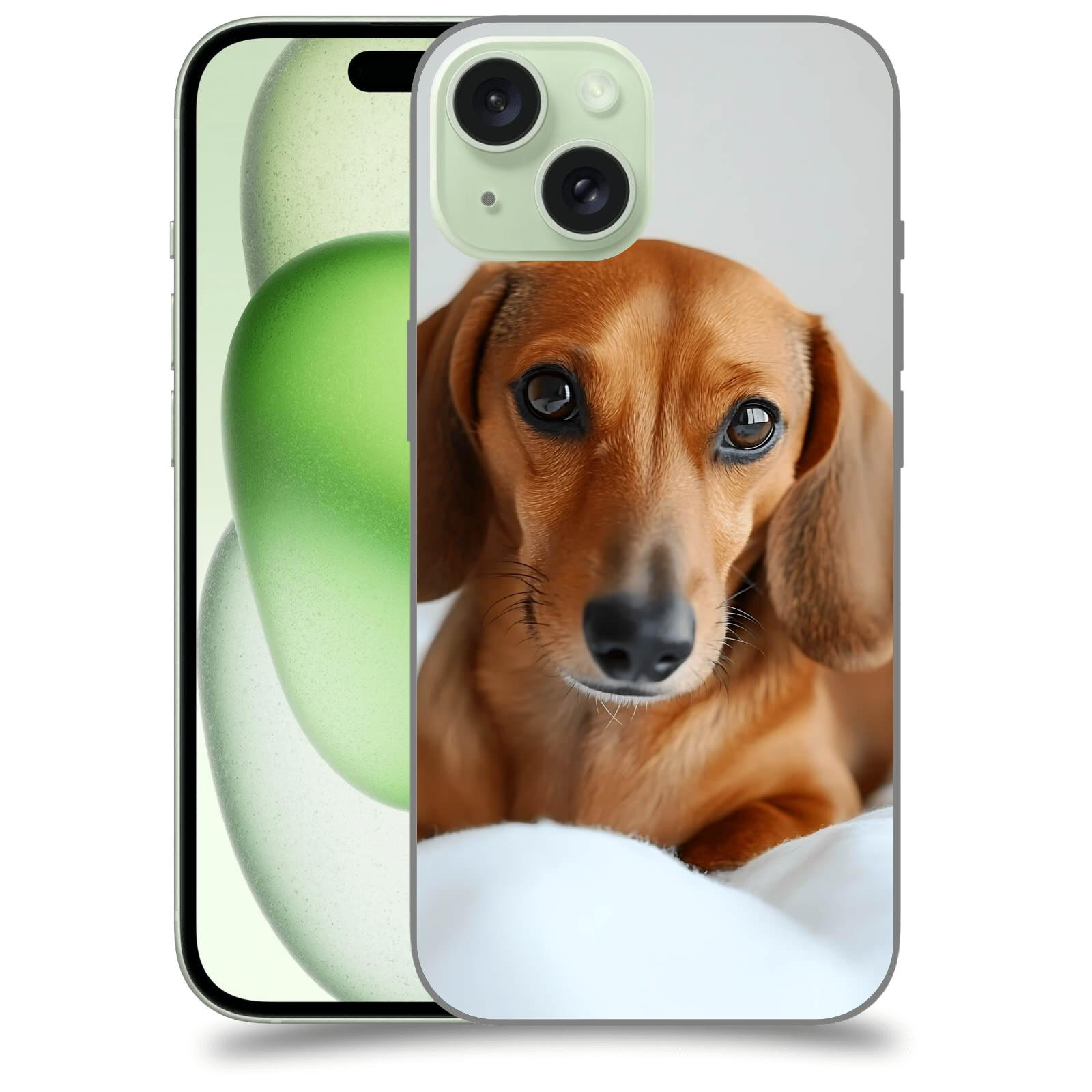 ACOVER Kryt na mobil Apple iPhone 15 - Dachshund II
