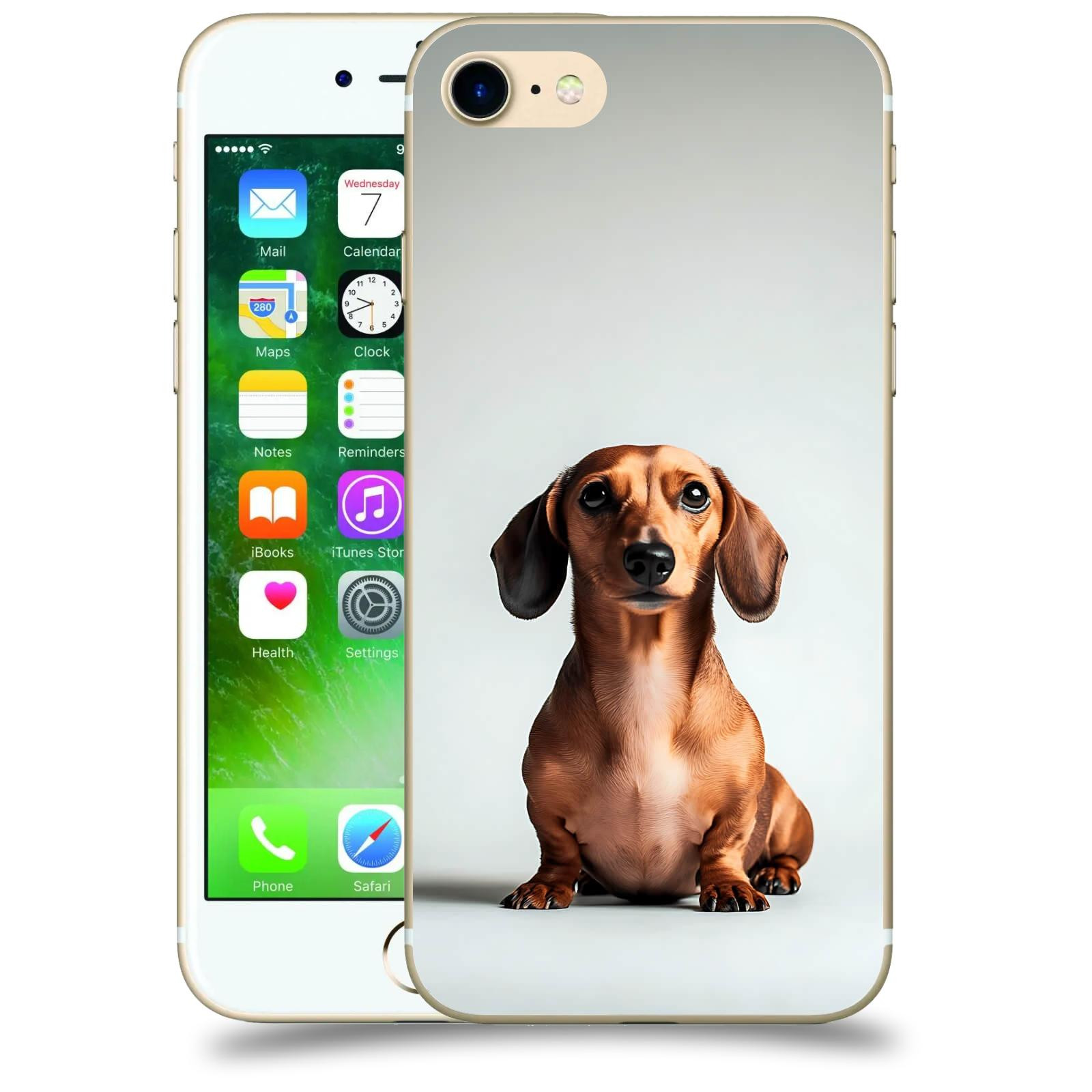ACOVER Kryt na mobil Apple iPhone 7 - Dachshund III