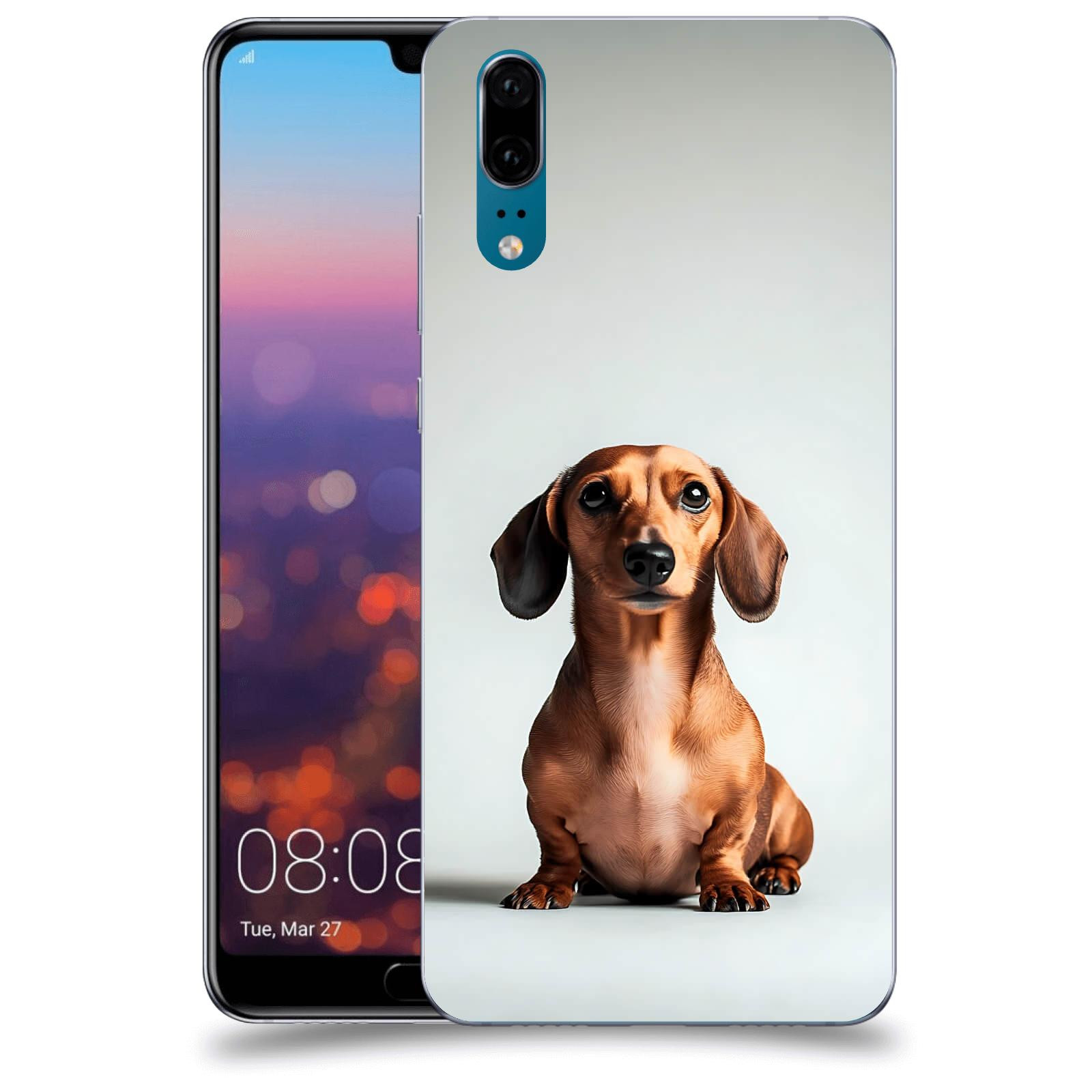 ACOVER Kryt na mobil Huawei P20 - Dachshund III