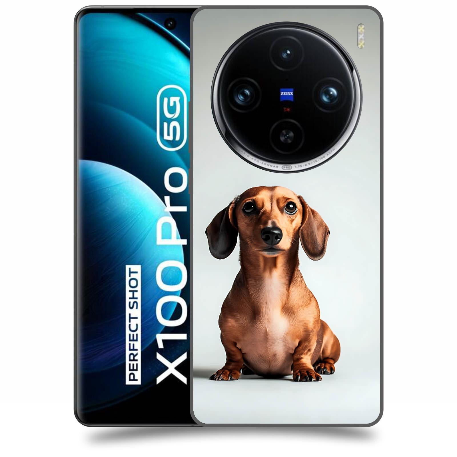 ACOVER Kryt na mobil Vivo X100 Pro 5G - Dachshund III