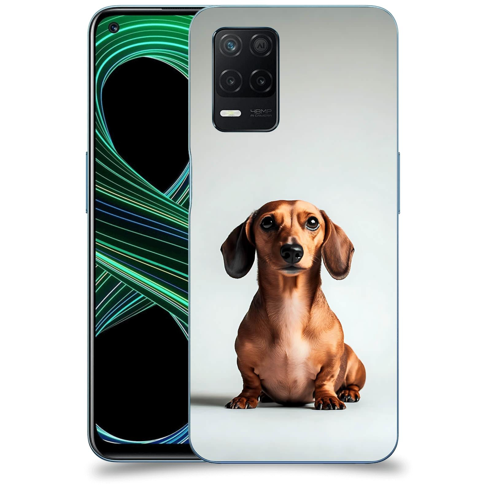 ACOVER Kryt na mobil Realme 8 5G - Dachshund III