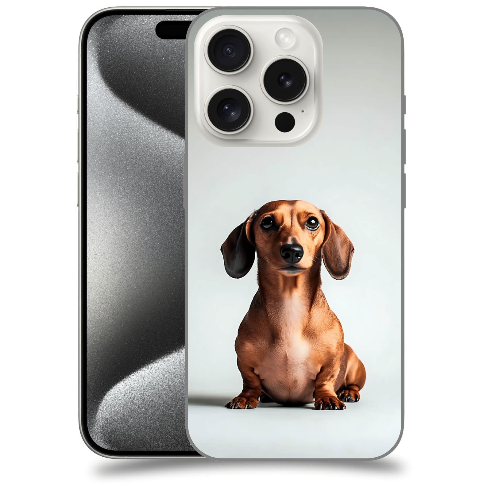 ACOVER Kryt na mobil Apple iPhone 15 pro - Dachshund III