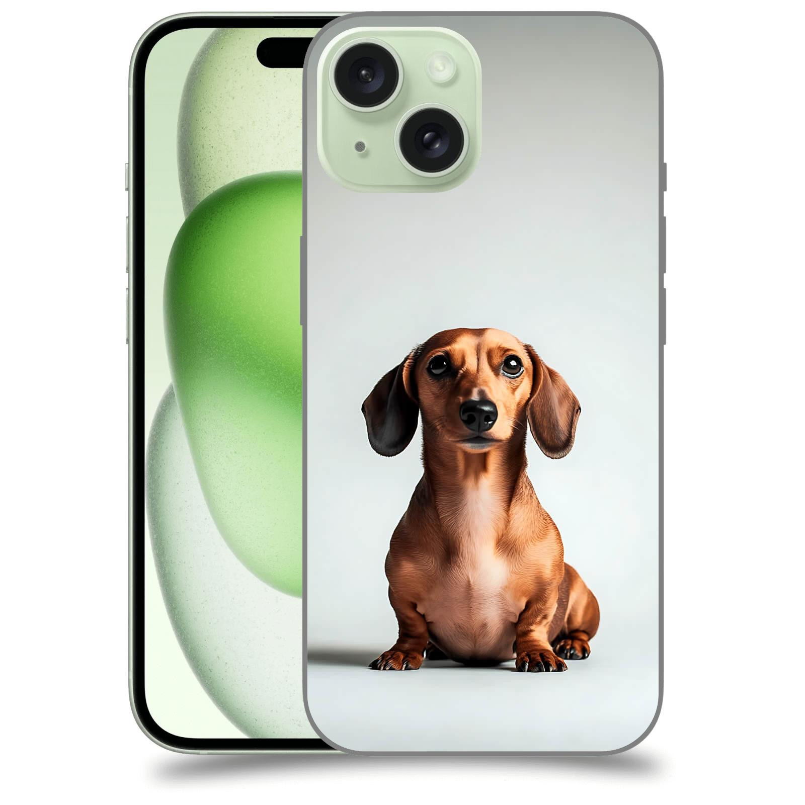 ACOVER Kryt na mobil Apple iPhone 15 - Dachshund III