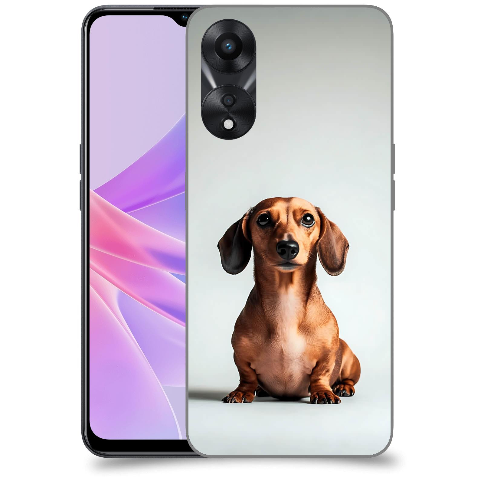 ACOVER Kryt na mobil OPPO A78 5G - Dachshund III