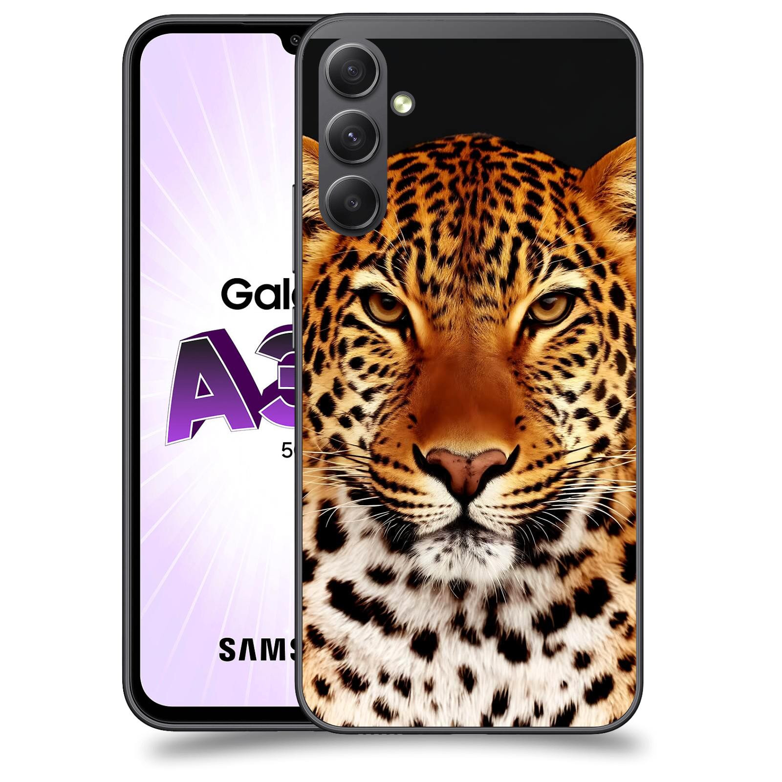 ACOVER Kryt na mobil Samsung Galaxy A34 - Leopard