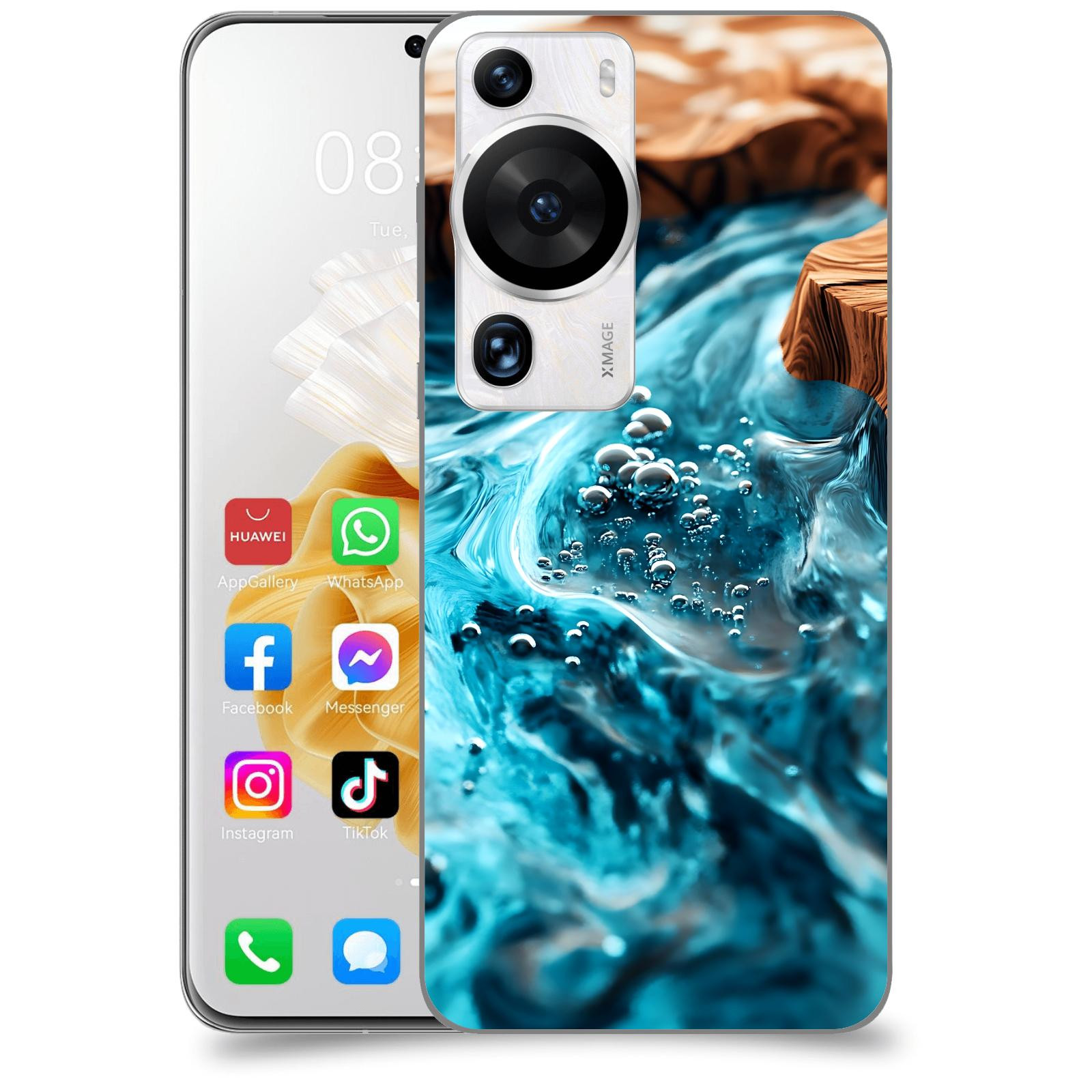 ACOVER Kryt na mobil Huawei P60 Pro - Deep Marine I