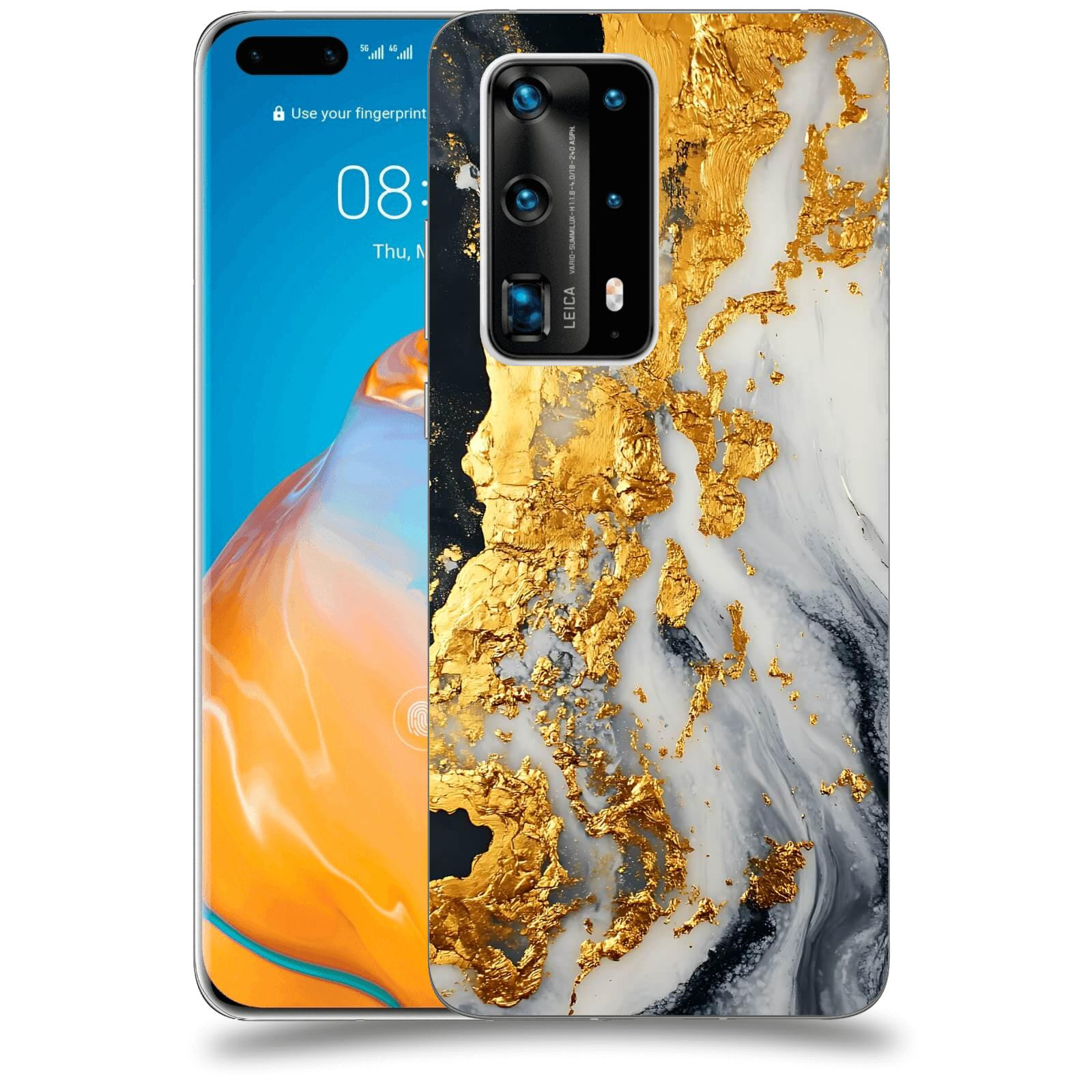 ACOVER Kryt na mobil Huawei P40 Pro - Marble II