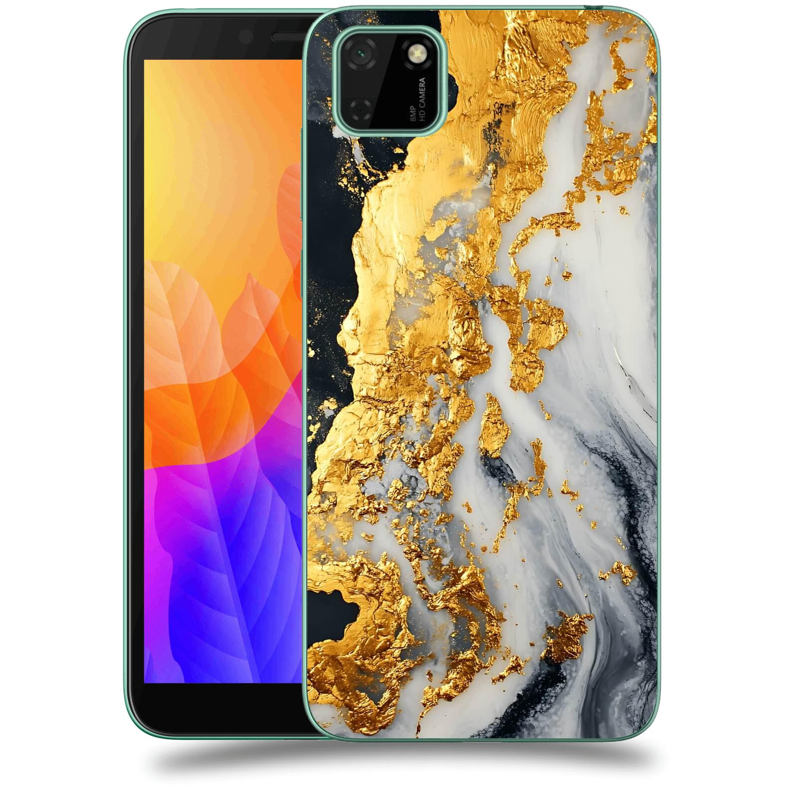 ACOVER Kryt na mobil Huawei Y5P - Marble II