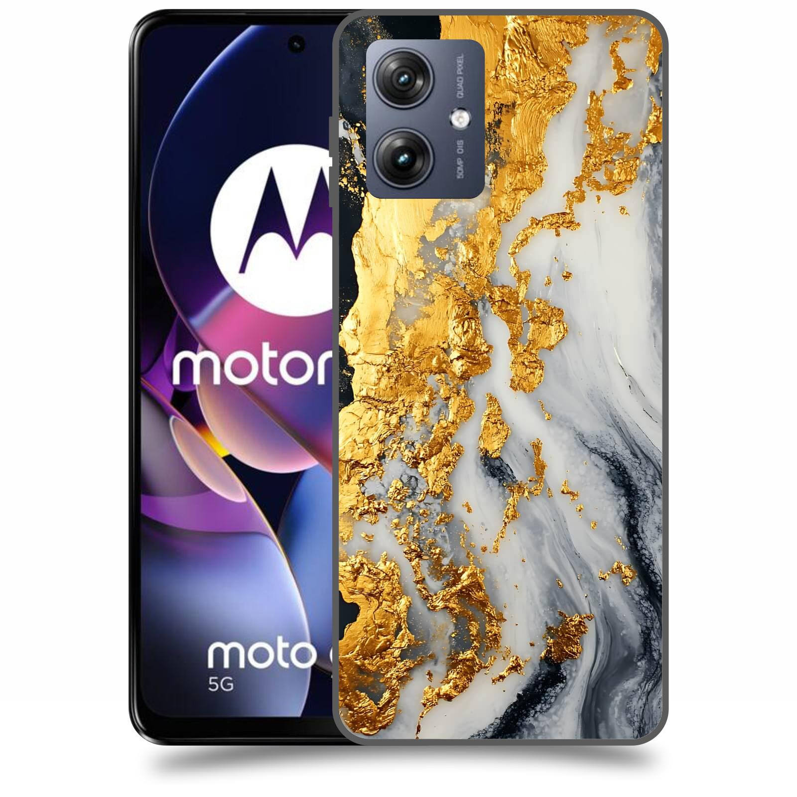 ACOVER Kryt na mobil Motorola Moto G54 5G - Marble II
